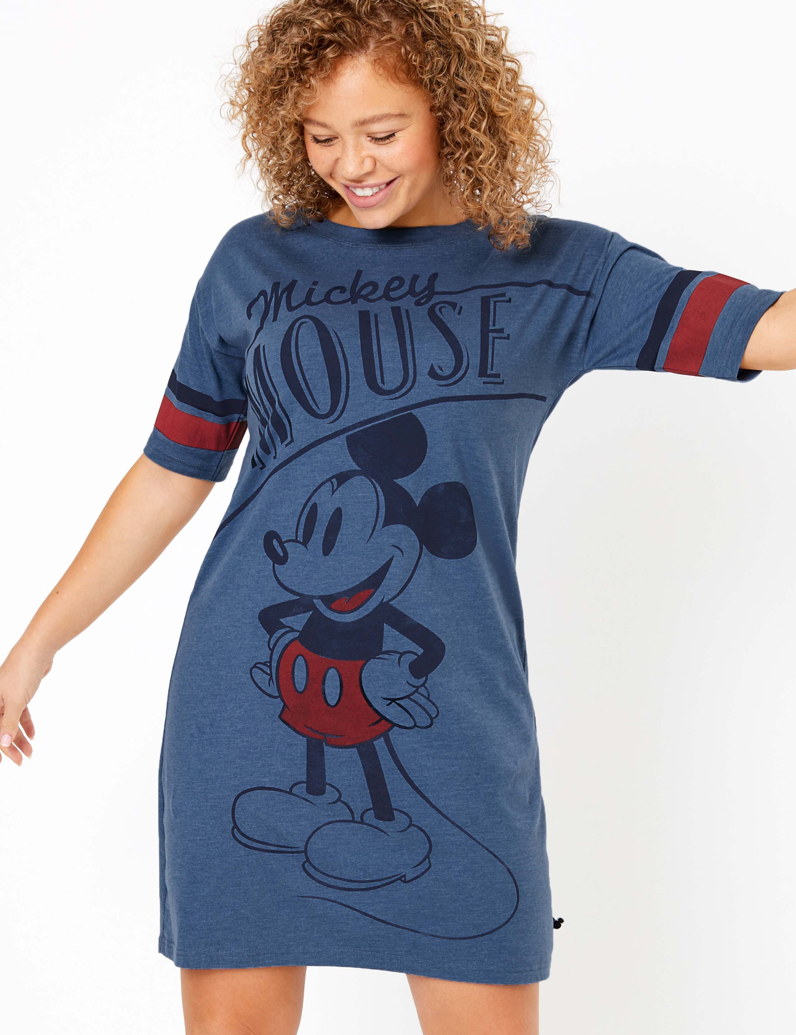 Mickey Mouse™ Print Short Nightdress 1 of 4