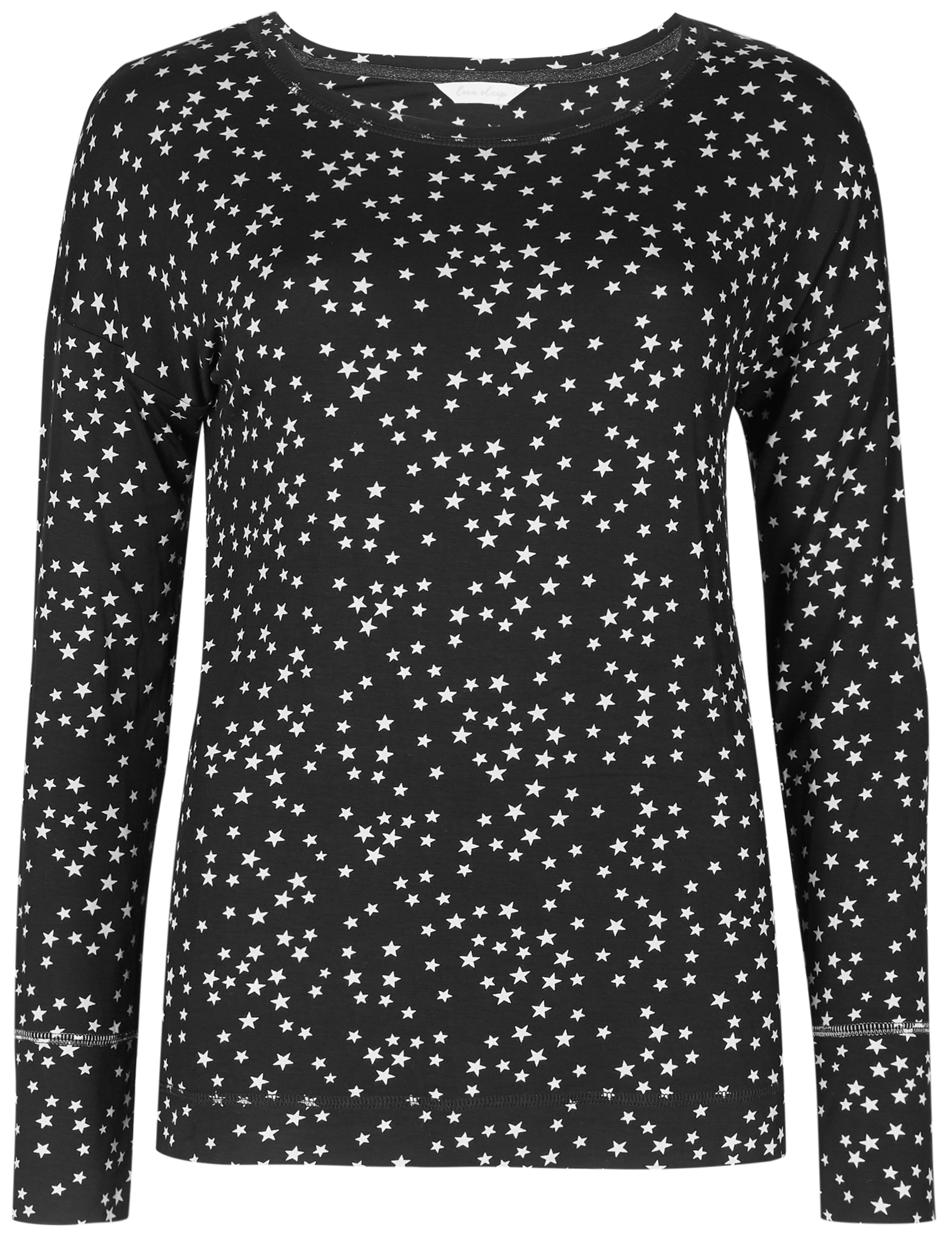 Star Print Long Sleeve Pyjama Top 5 of 6