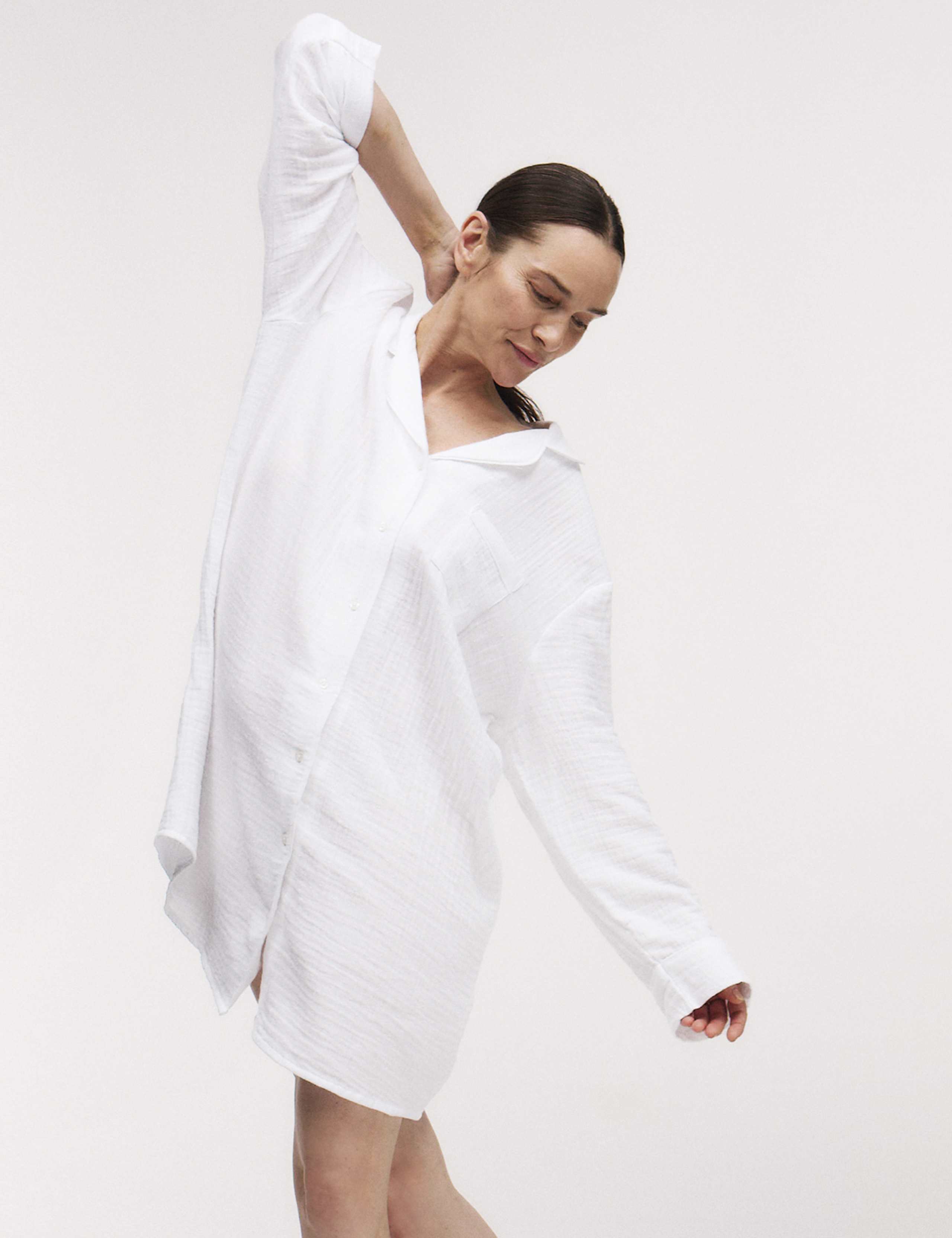 Pure Cotton Revere Nightshirt 3 of 5