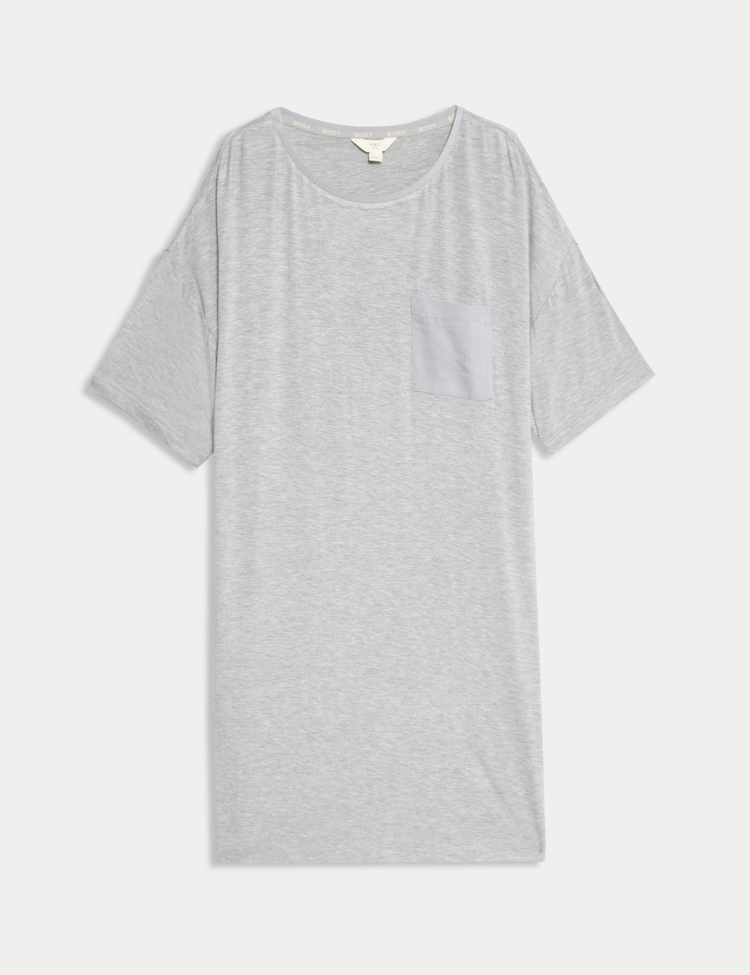 Body Soft™ Satin Trim Nightdress 2 of 4