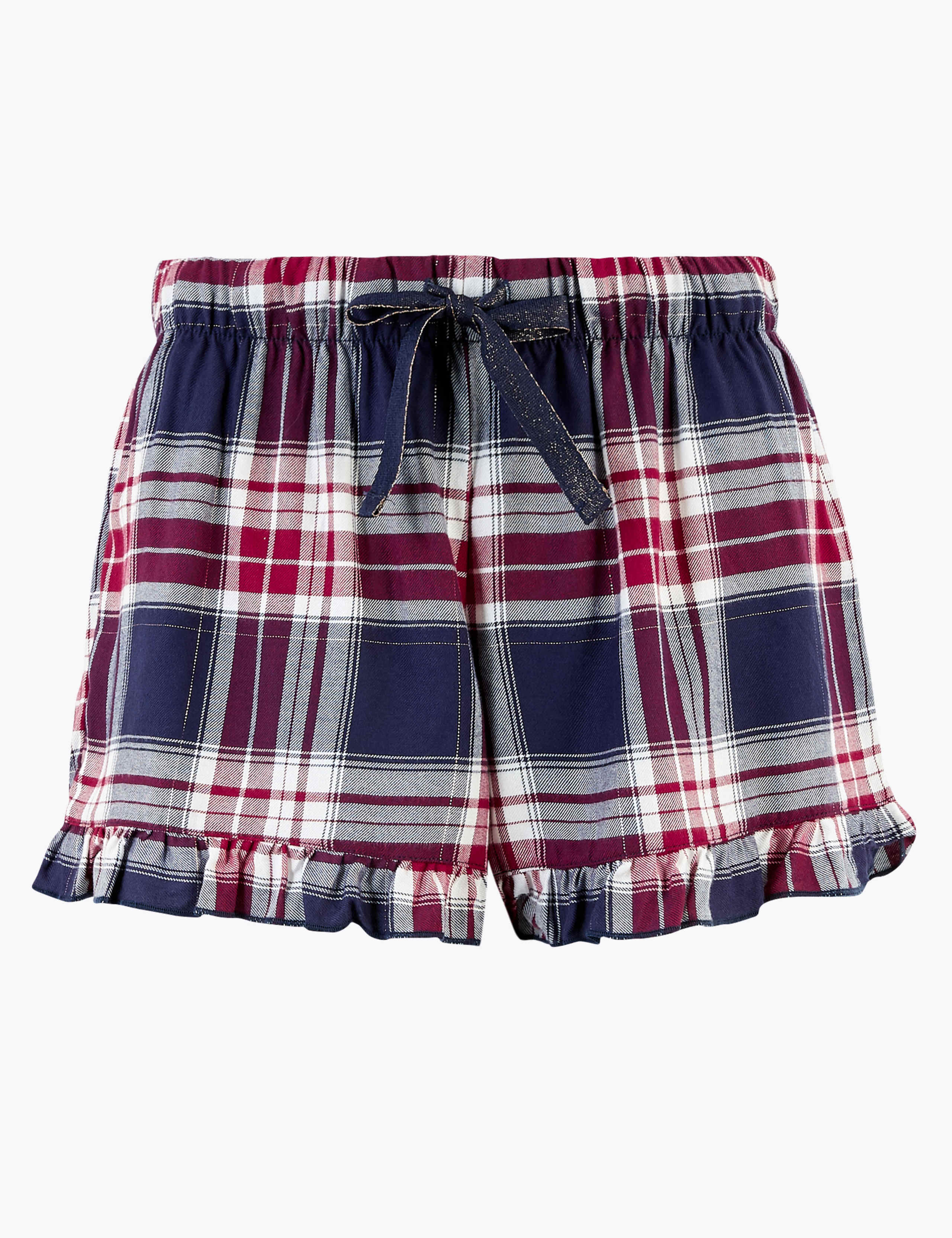 Checked Pyjama Shorts 2 of 4