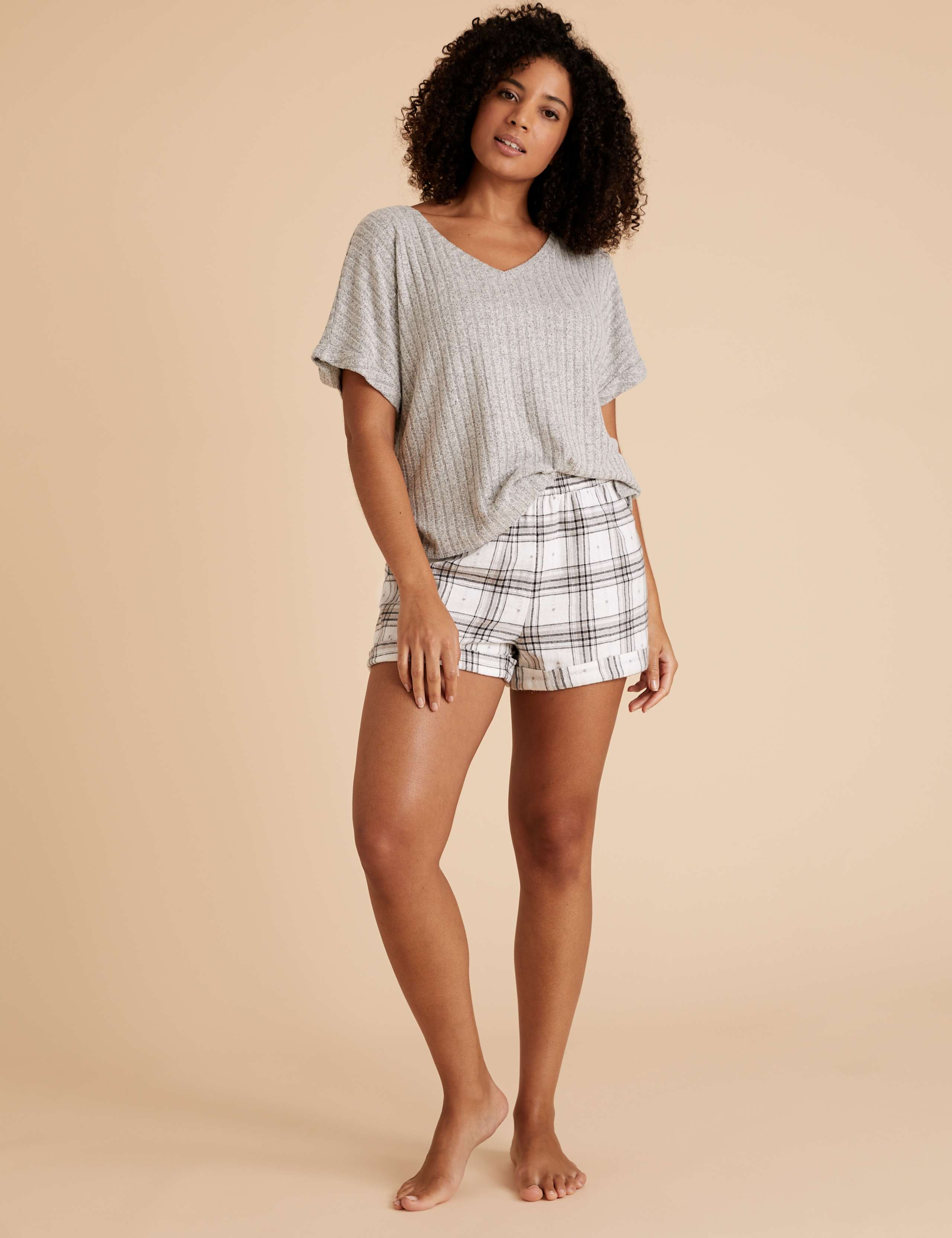 Woven Check Shorts 1 of 4