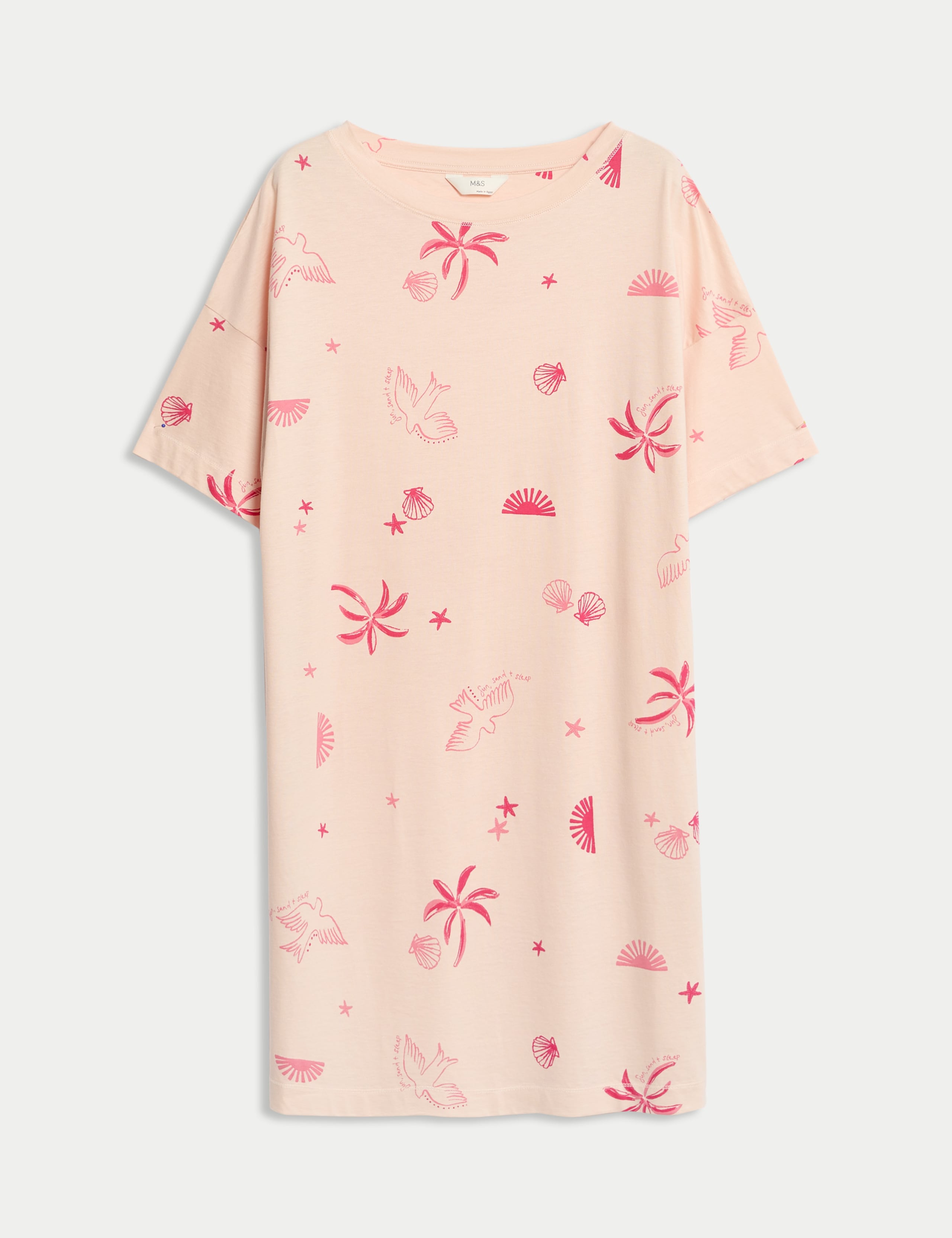 Cotton Modal Printed Nightdress 2 of 4