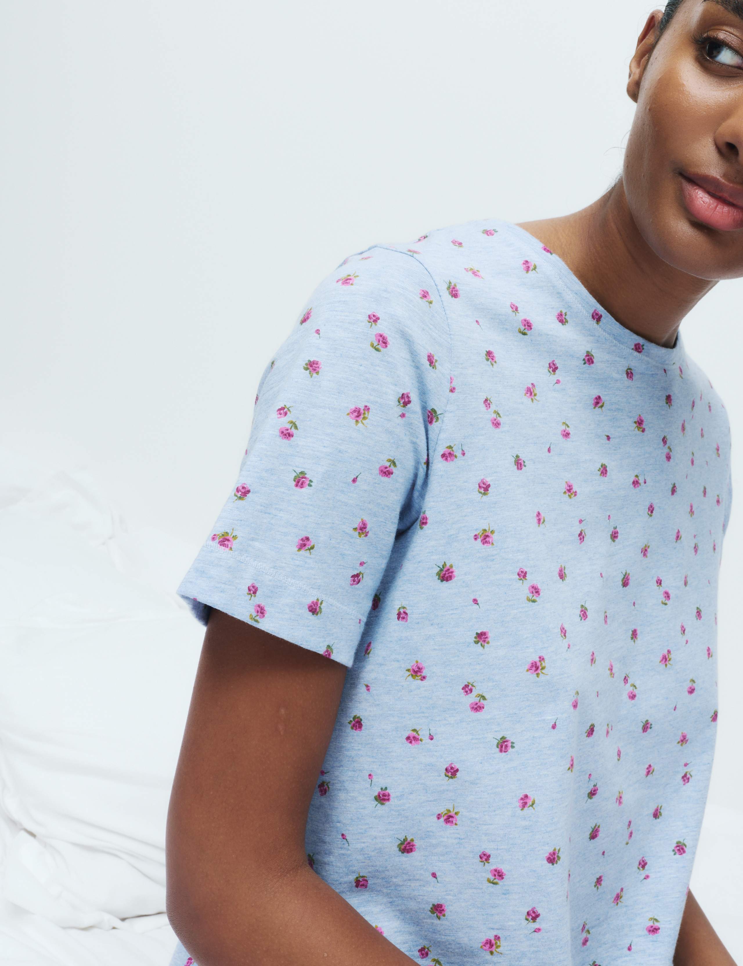 Pure Cotton Printed Nightdress 3 of 4