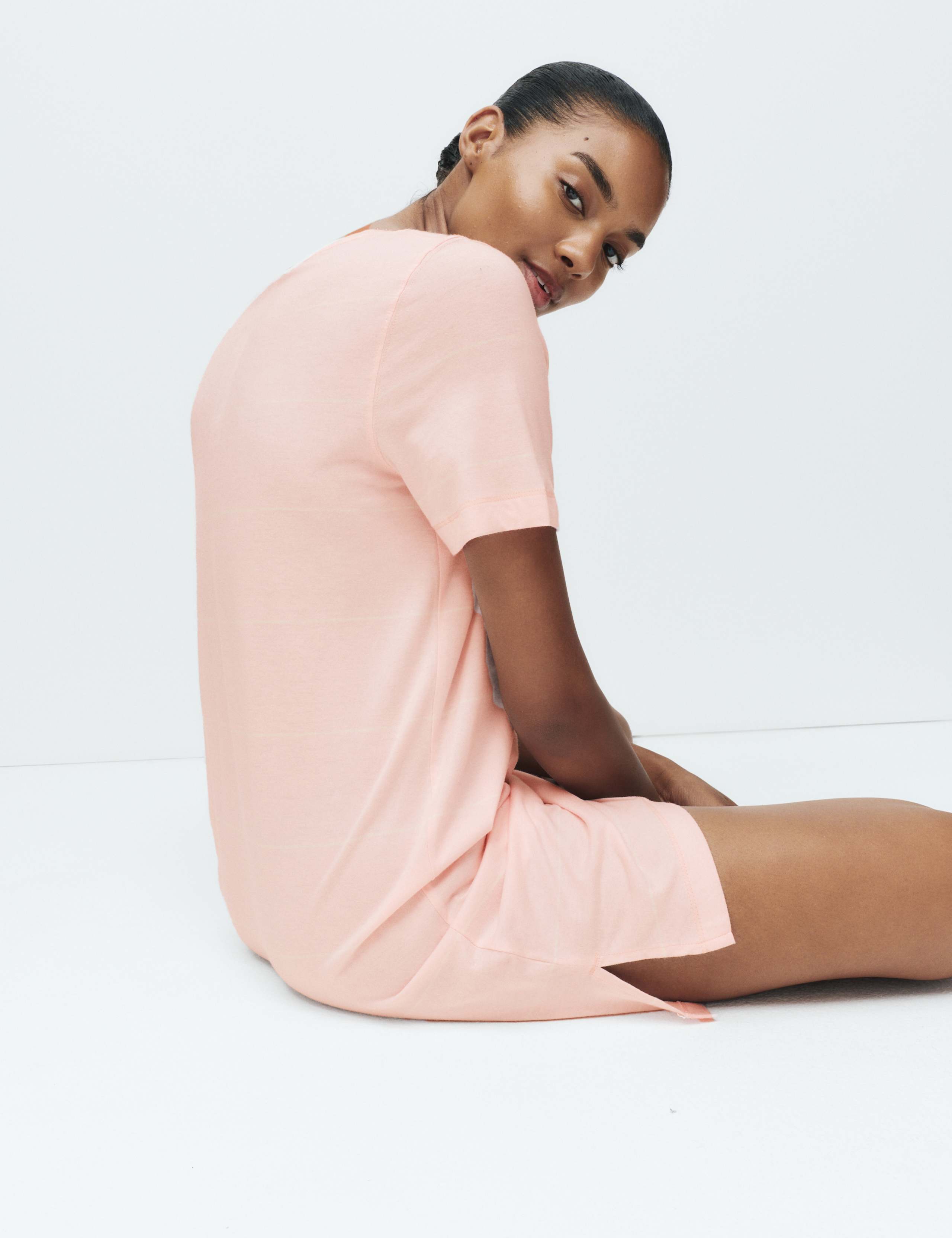 Cool Comfort™ Striped Nightdress 4 of 5