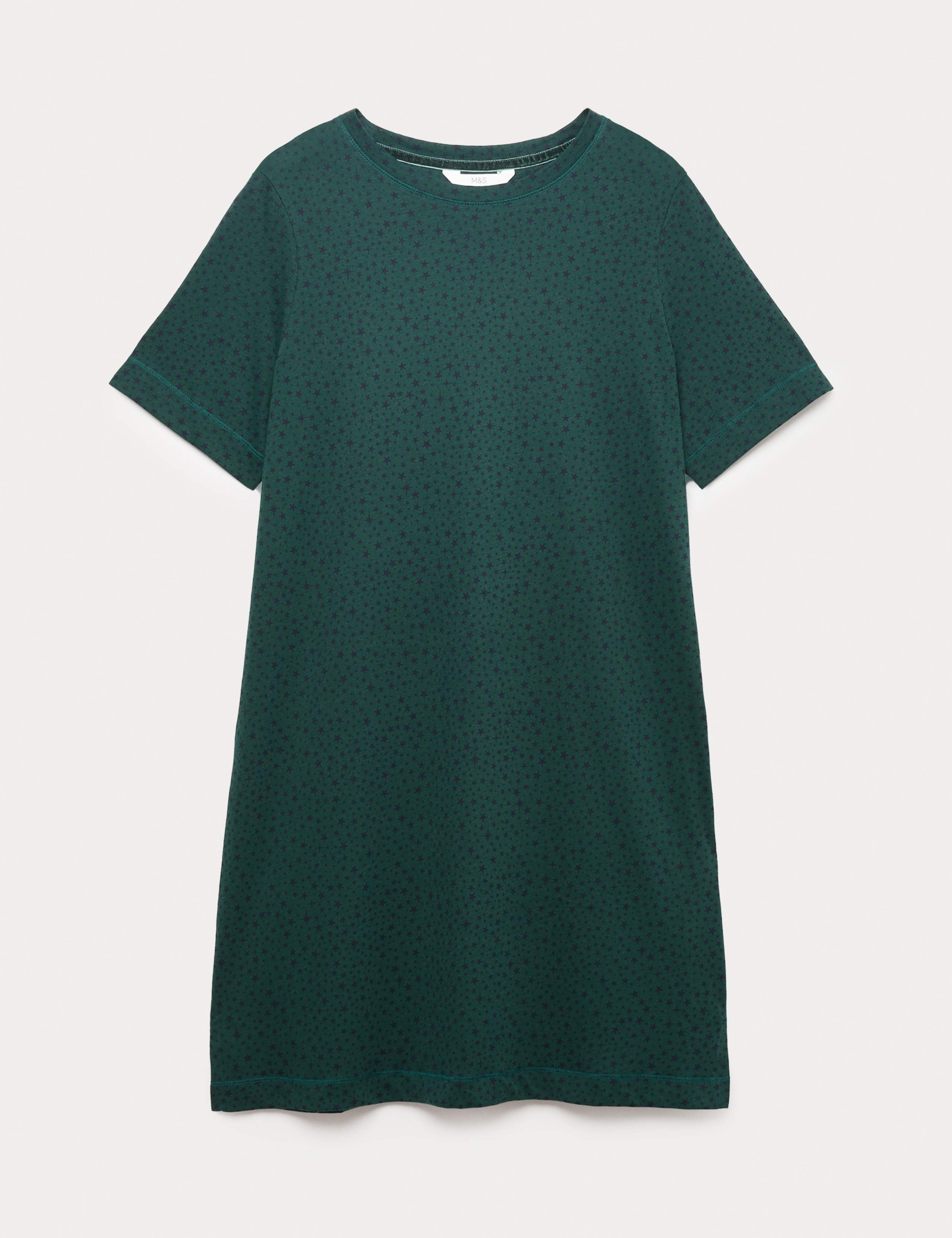 Pure Cotton Star Print Nightdress 2 of 4
