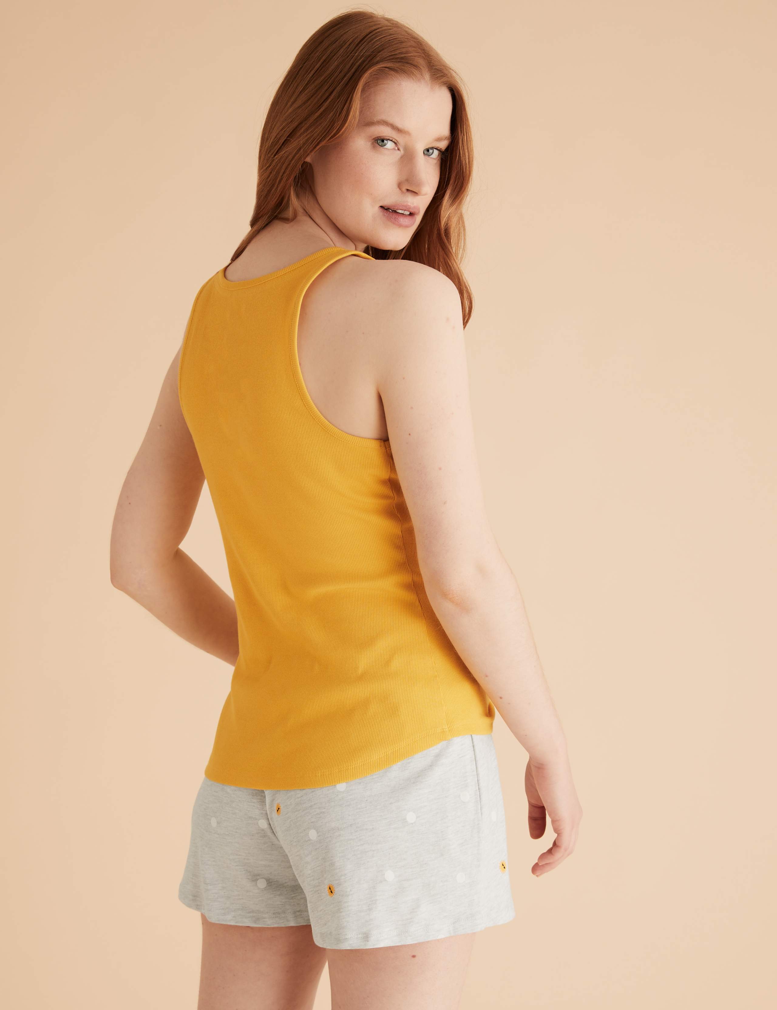 Cotton Spot Print Pyjama Shorts 4 of 5