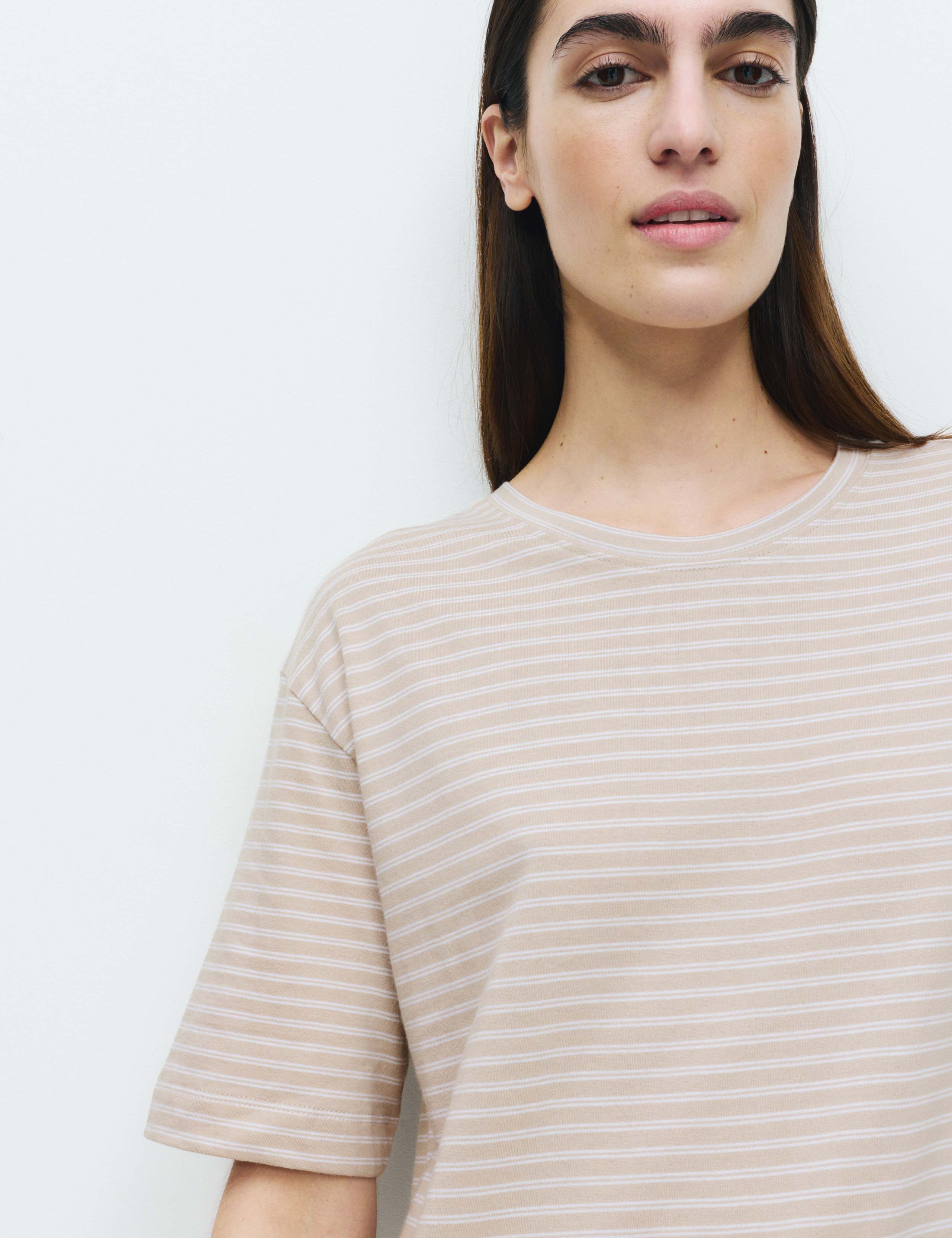 Cotton Modal Striped Nightie 3 of 4