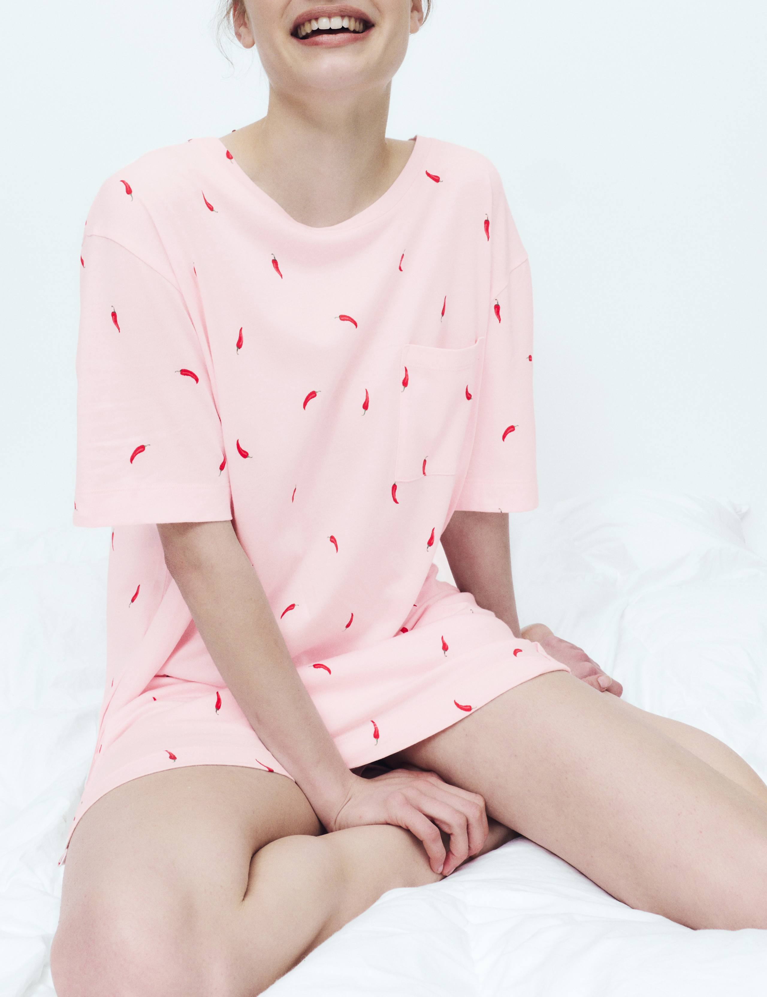 Cotton Modal Printed Minishirt 1 of 5