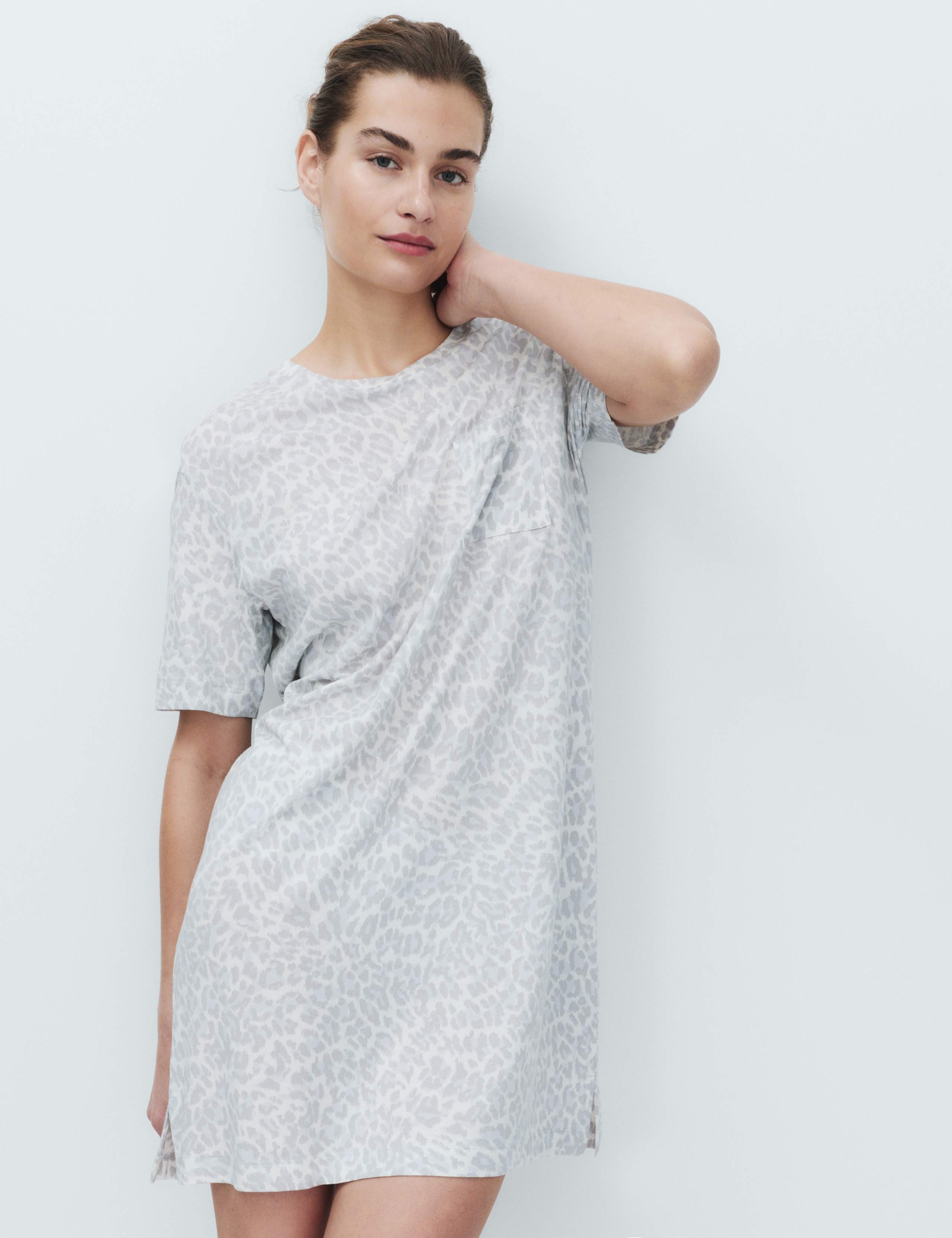 Cotton Modal Printed Minishirt 5 of 5