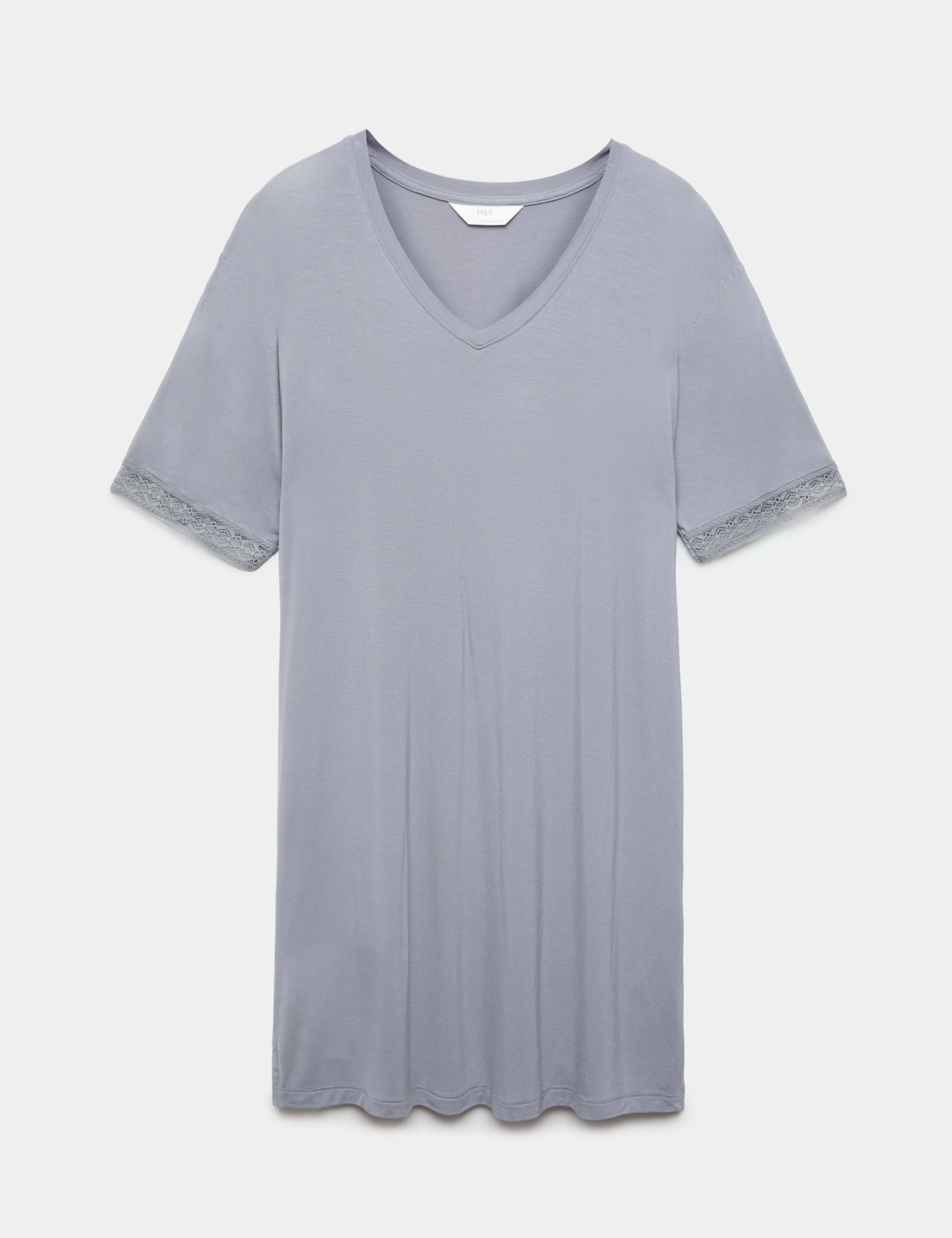 Lace Detail Mini Nightdress 2 of 6