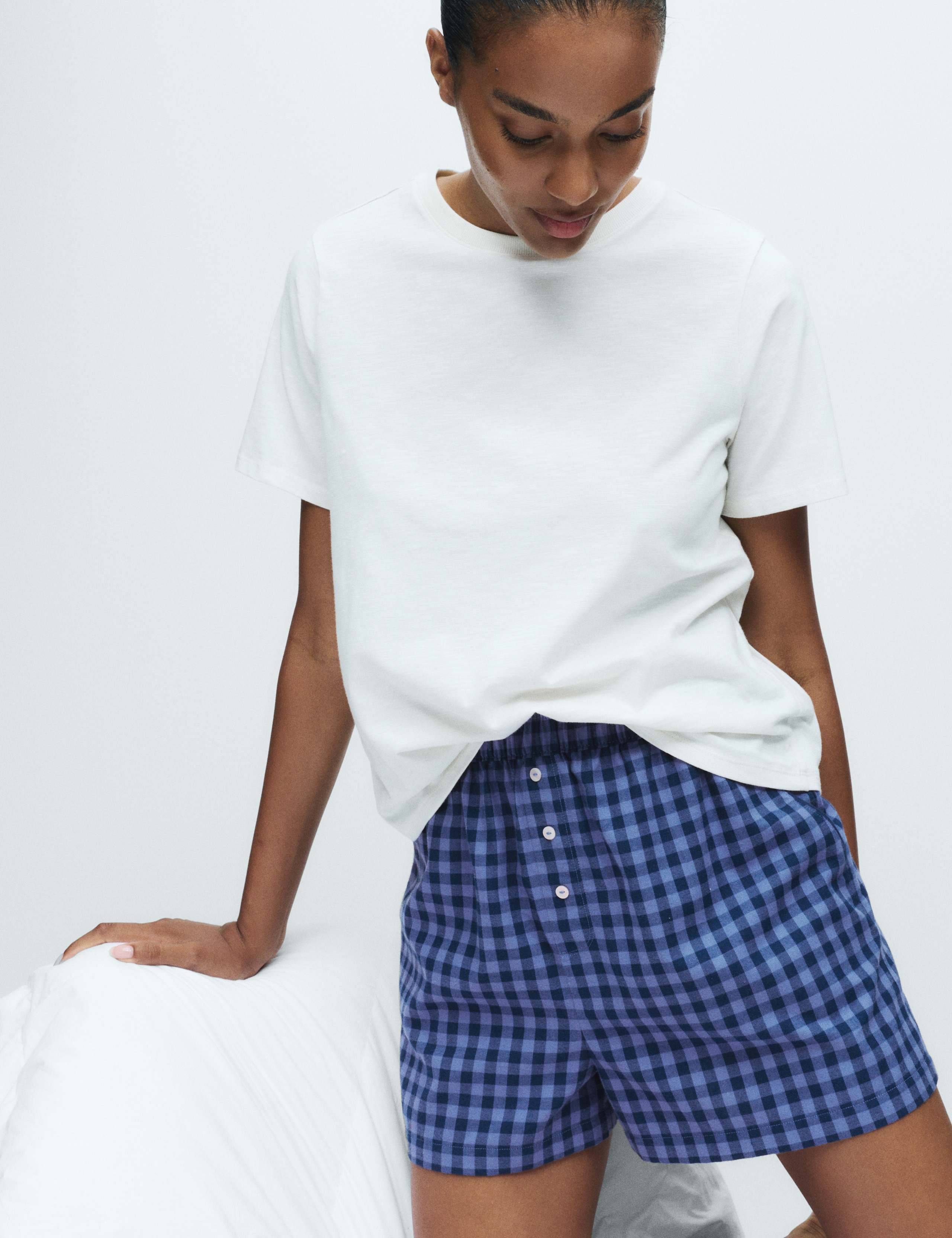 2pk Pure Cotton Printed Pyjama Shorts 2 of 4