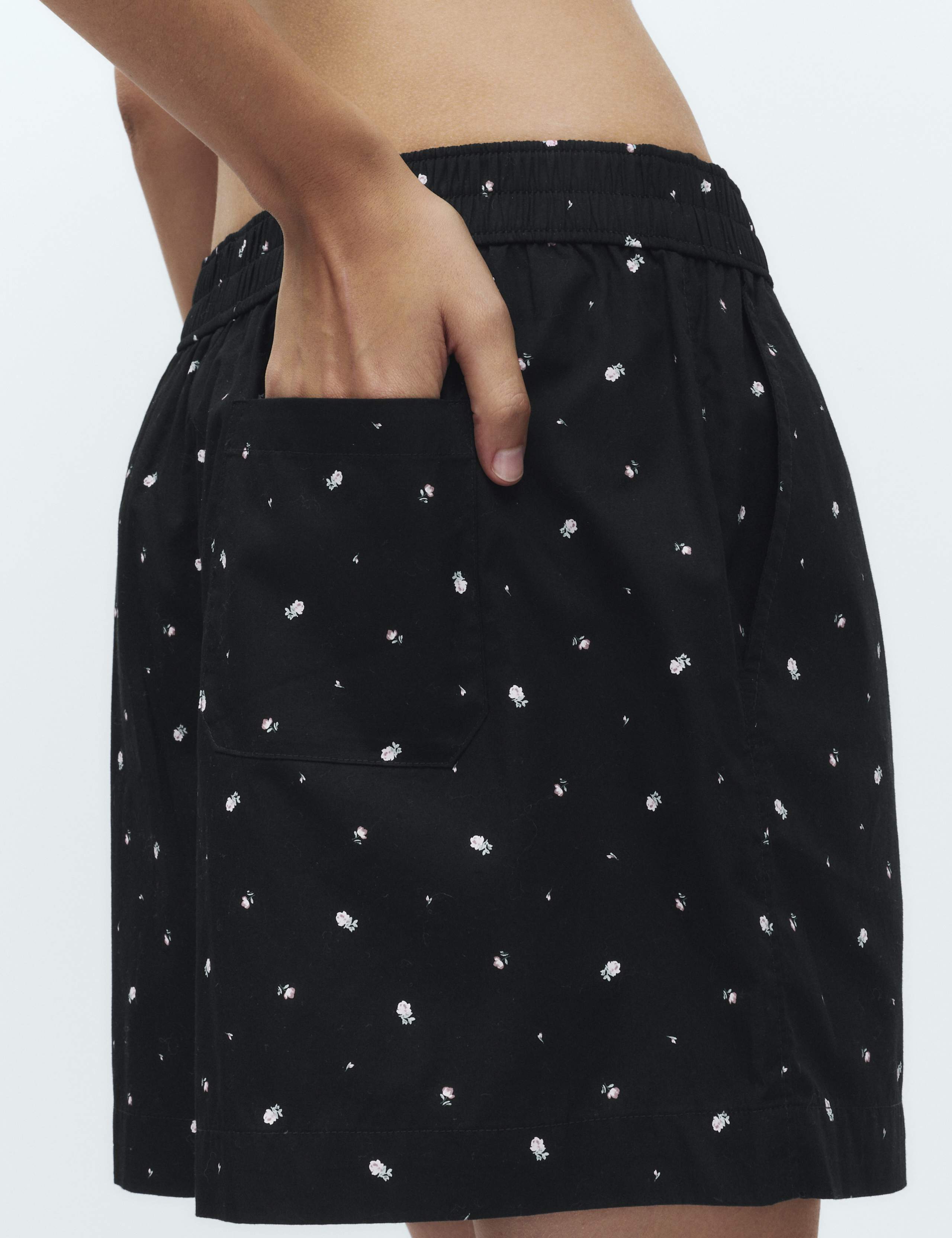 Pure Cotton Floral Pyjama Shorts 4 of 4