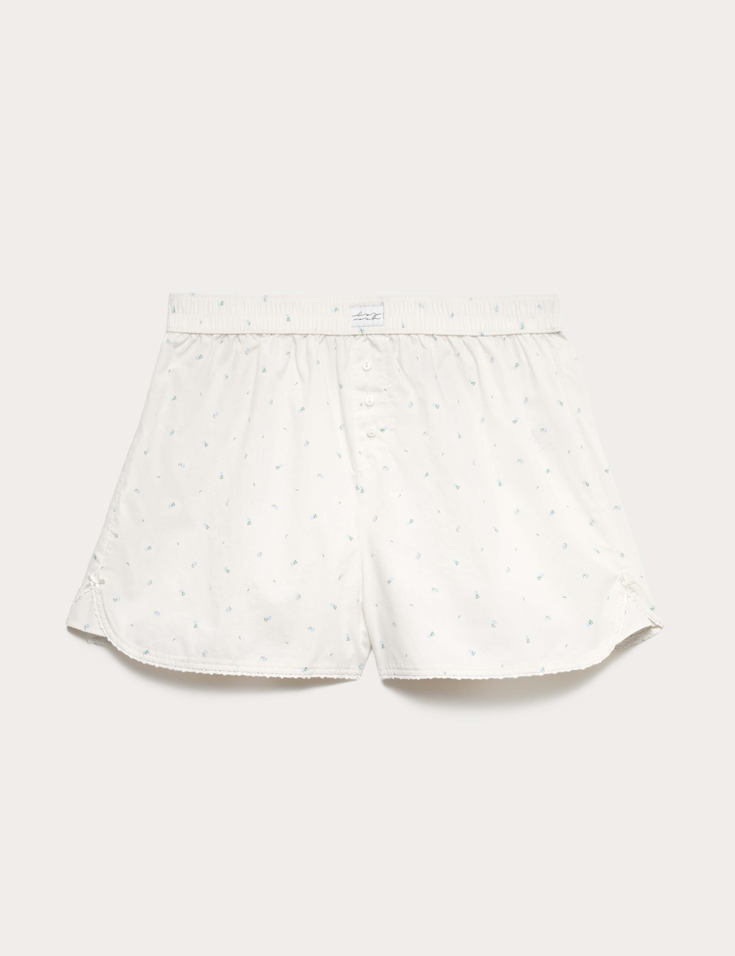 Pure Cotton Floral Pyjama Shorts 2 of 5