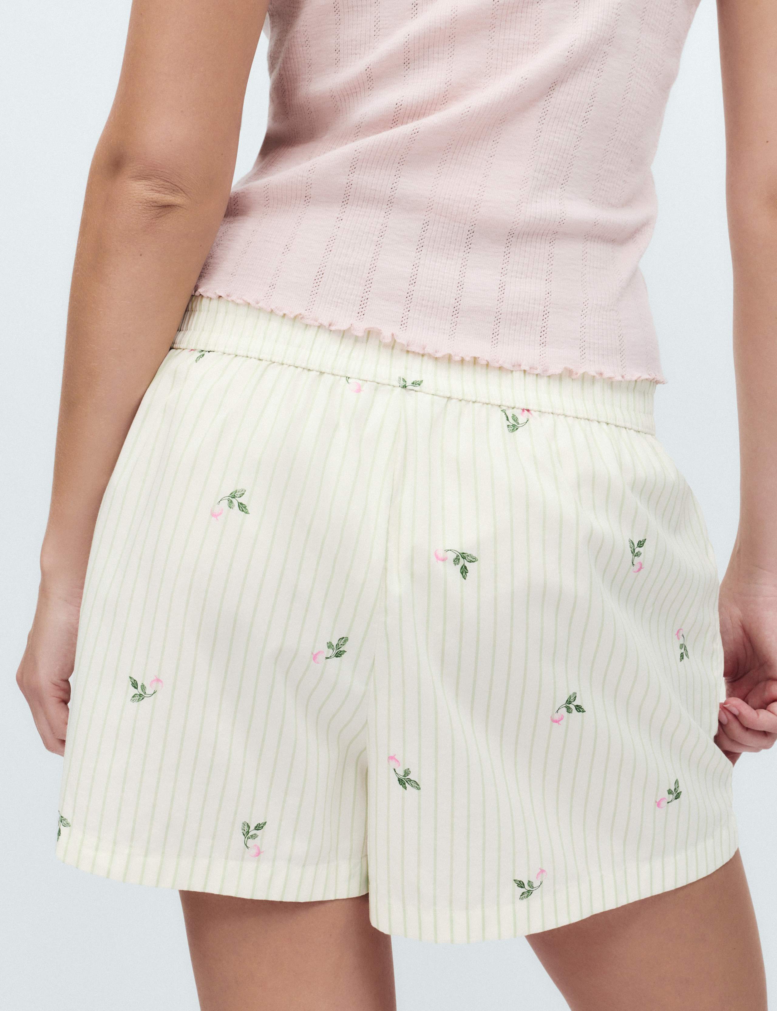 Pure Cotton Radish Printed Pyjama Shorts 5 of 5