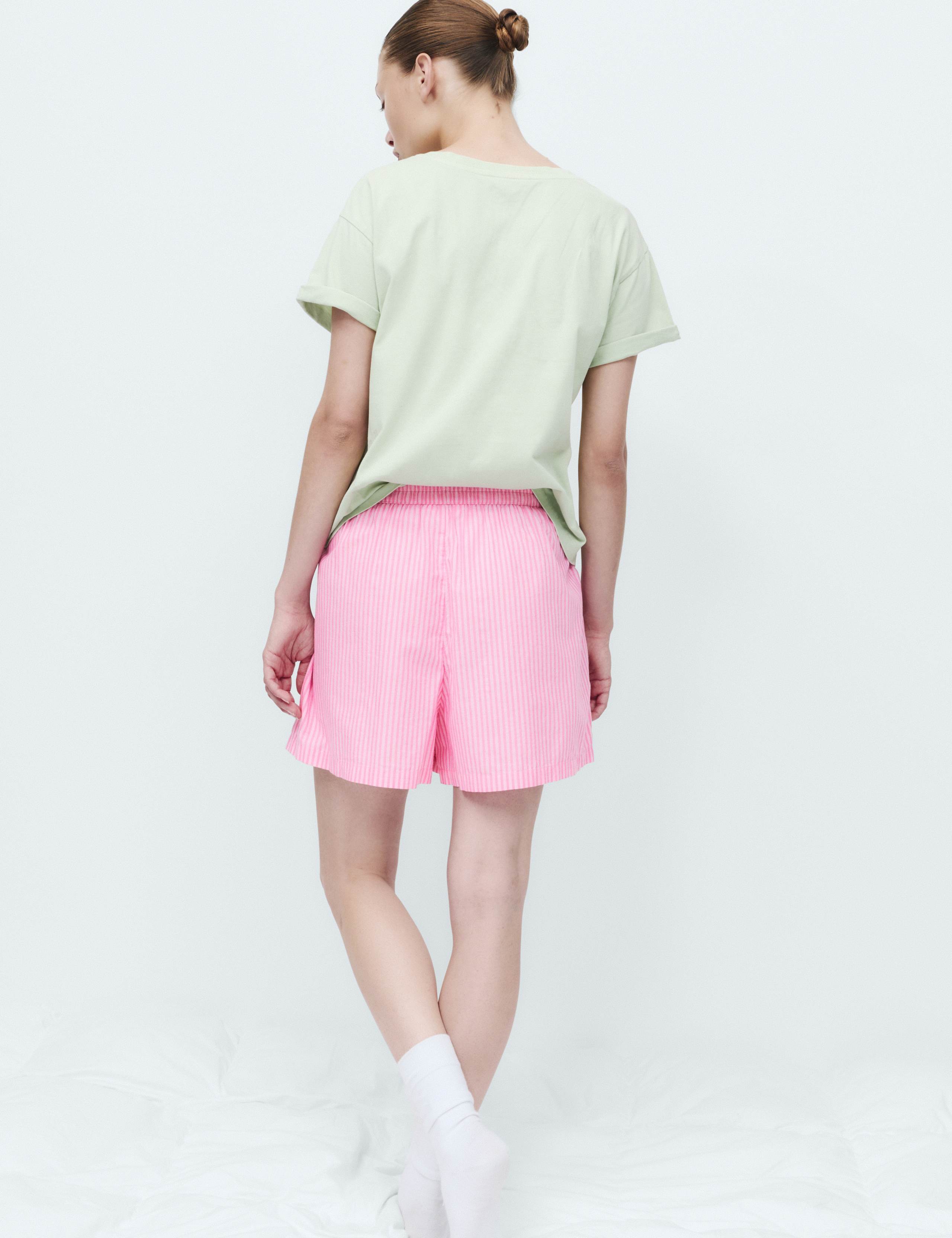 Pure Cotton Striped Pyjama Shorts 5 of 6