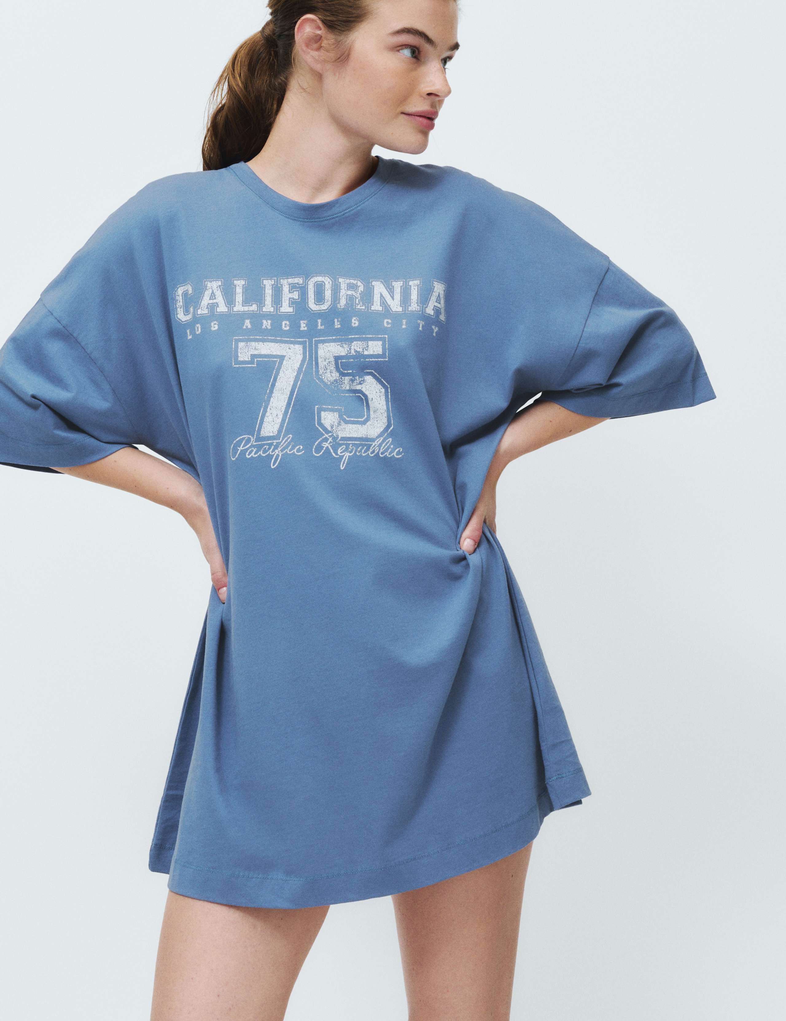 Pure Cotton Printed Oversized Nightdress 3 of 5
