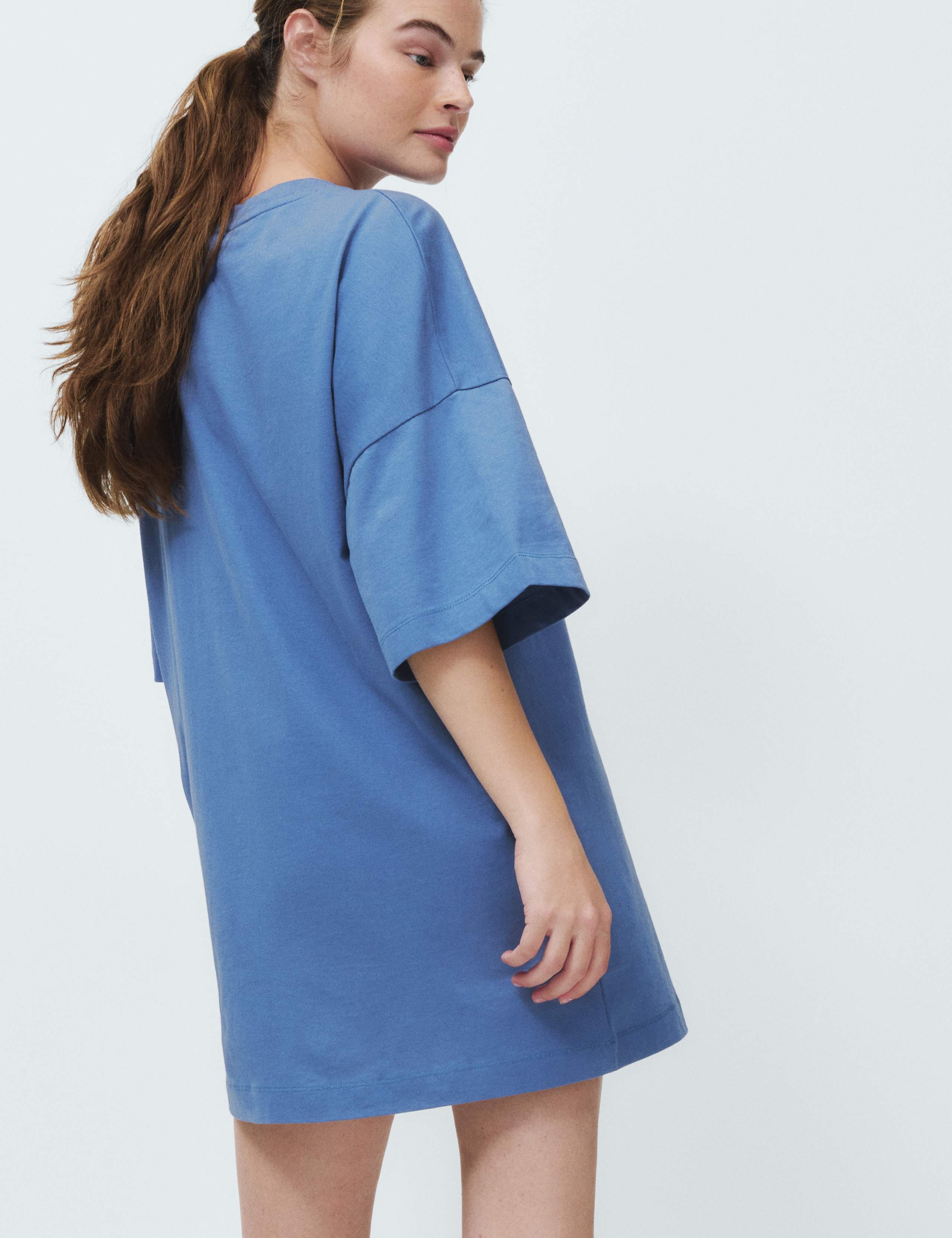 Pure Cotton Printed Oversized Nightdress 4 of 5