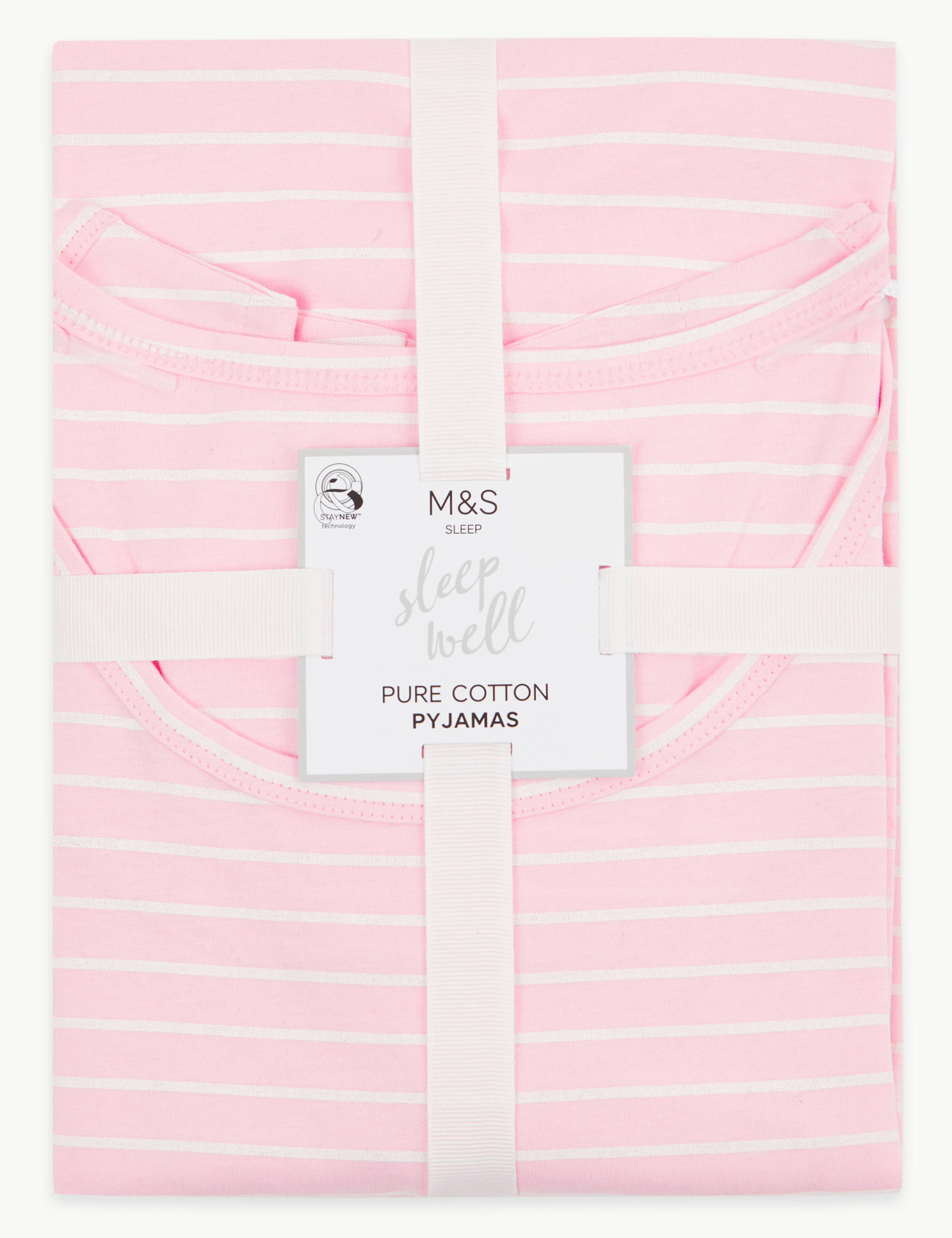 Pure Cotton Striped Short Nightdress 4 of 4