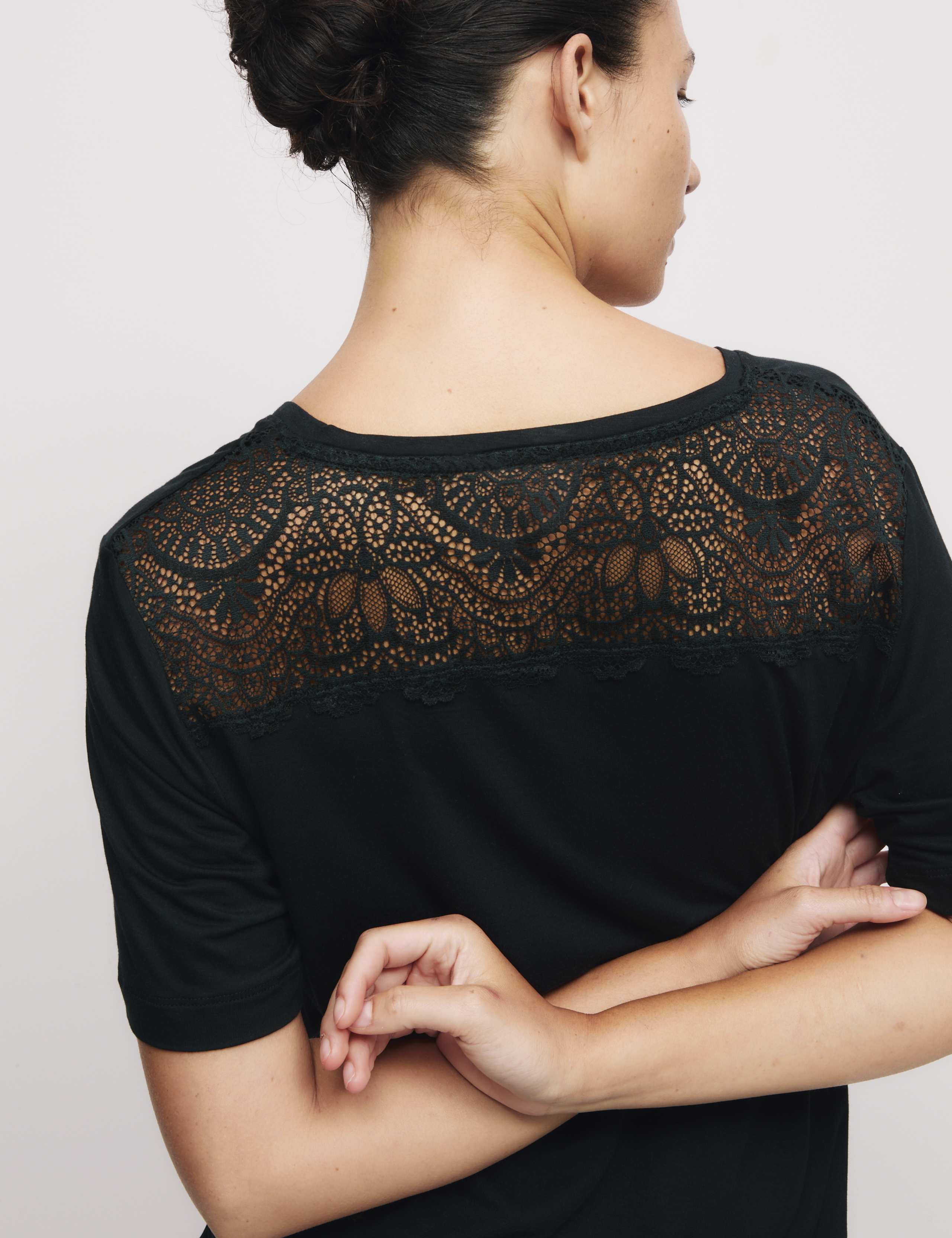 Lace Detail Pyjama Top 3 of 4