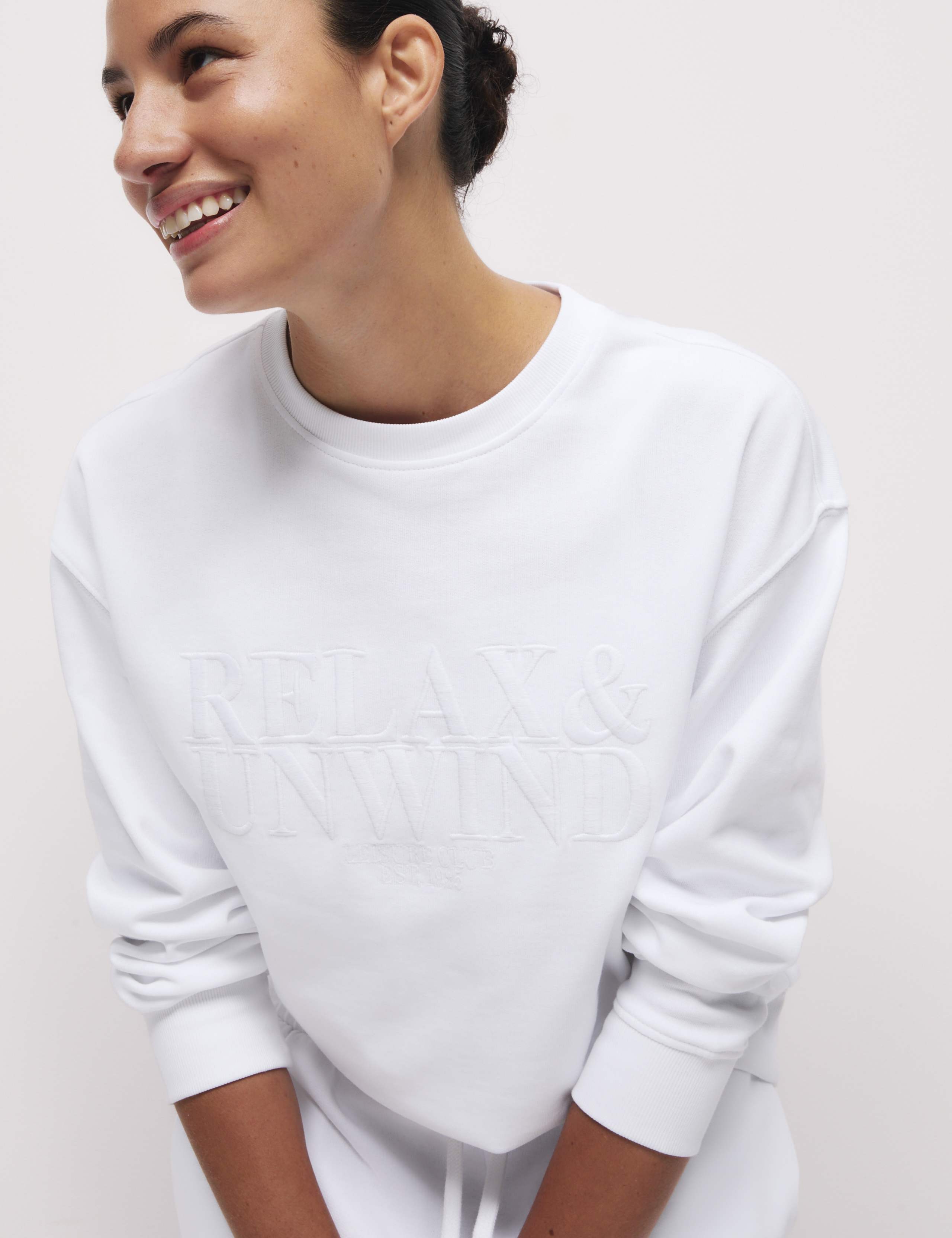 Pure Cotton Cool Comfort™ Lounge Sweatshirt 1 of 4
