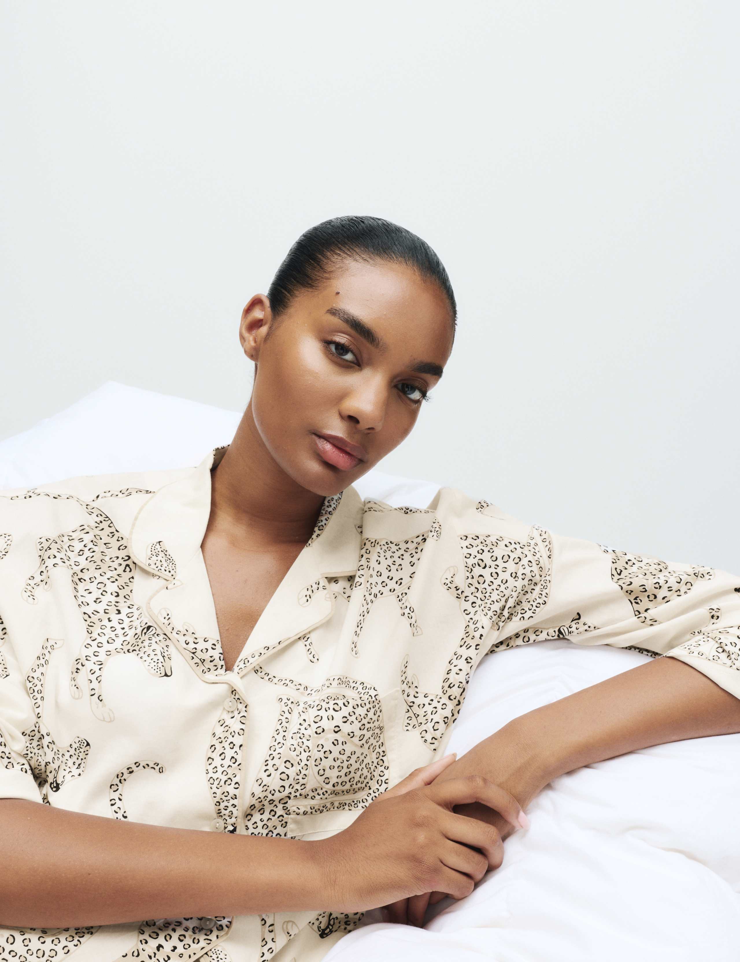 Pure Cotton Animal Print Pyjama Top 4 of 4