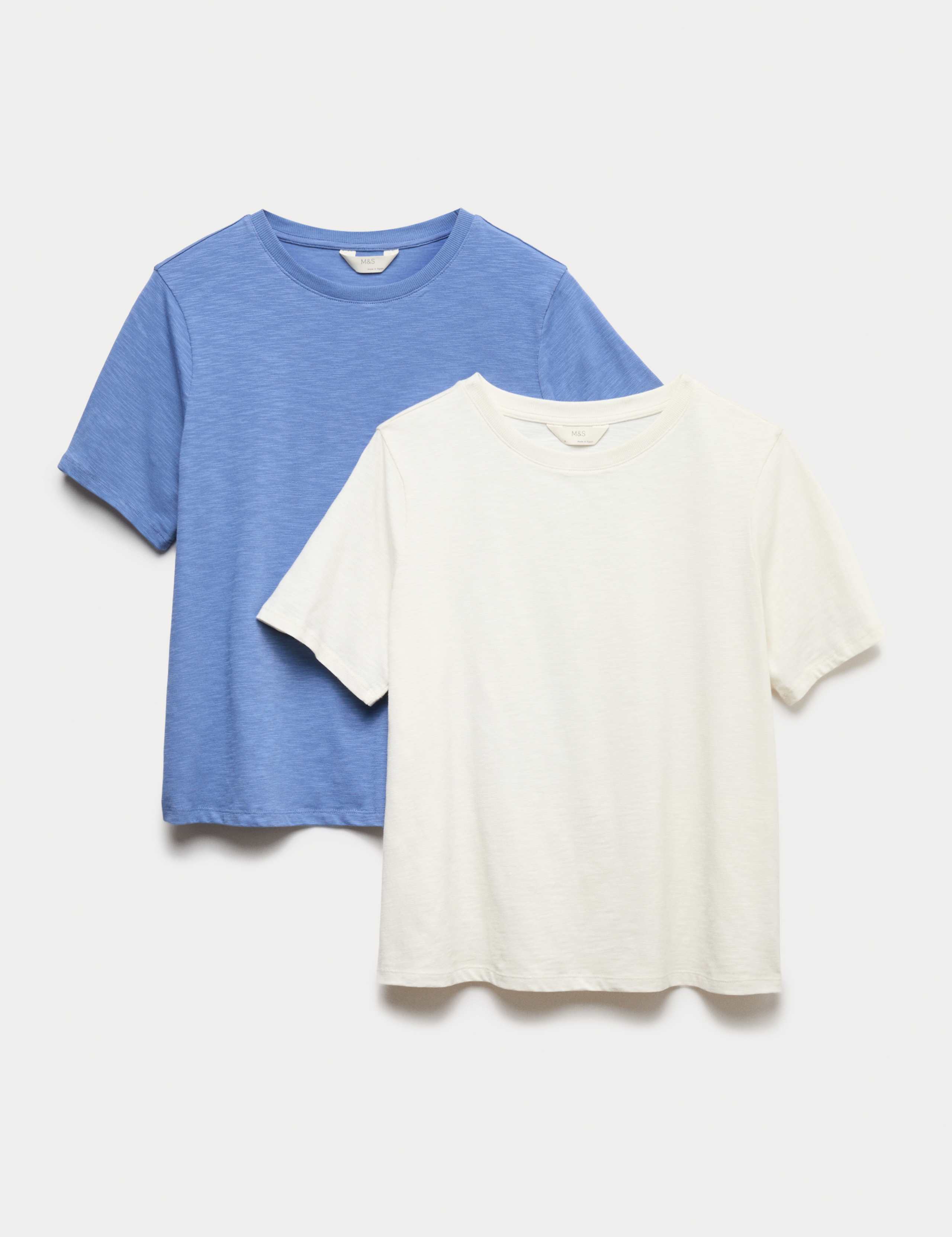 2pk Cotton Rich Pyjama Tops 2 of 4