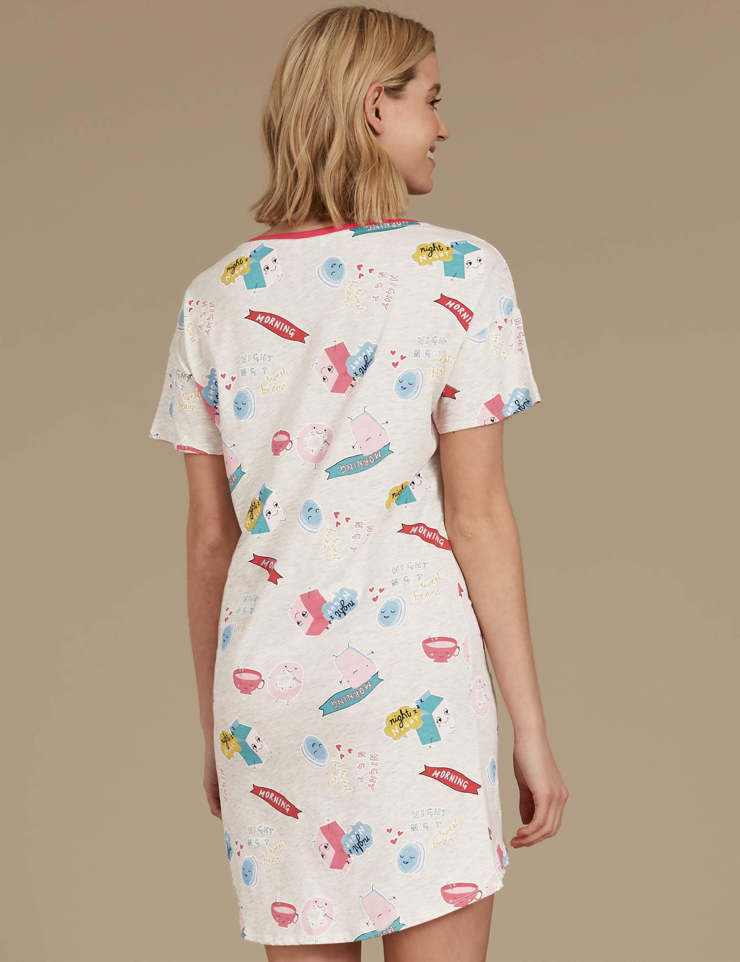 All Over Print Short Nightdress 2 of 4