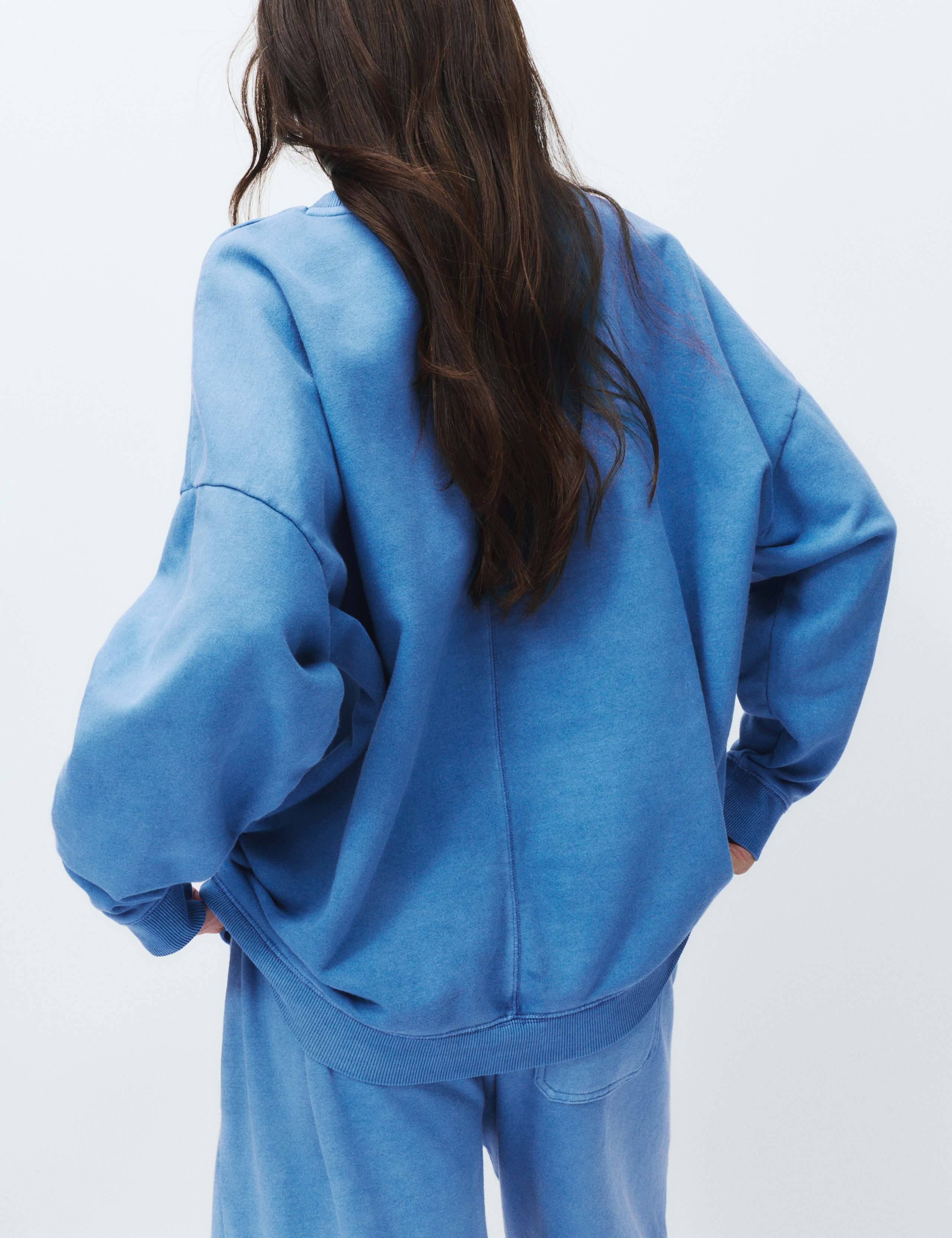 Cotton Rich Brushback Lounge Sweatshirt 4 of 5