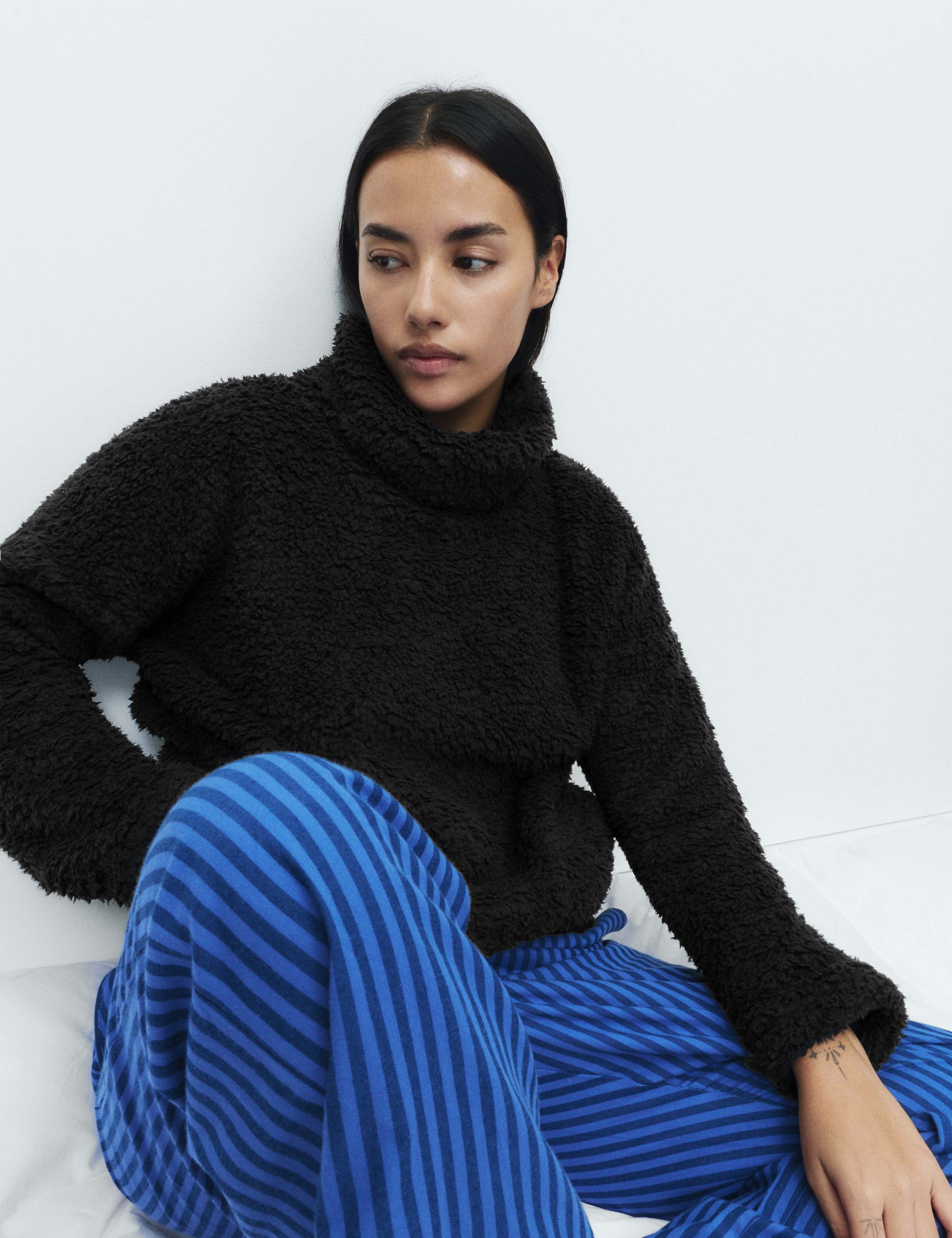 Teddy Borg Funnel Neck Lounge Sweatshirt 5 of 5