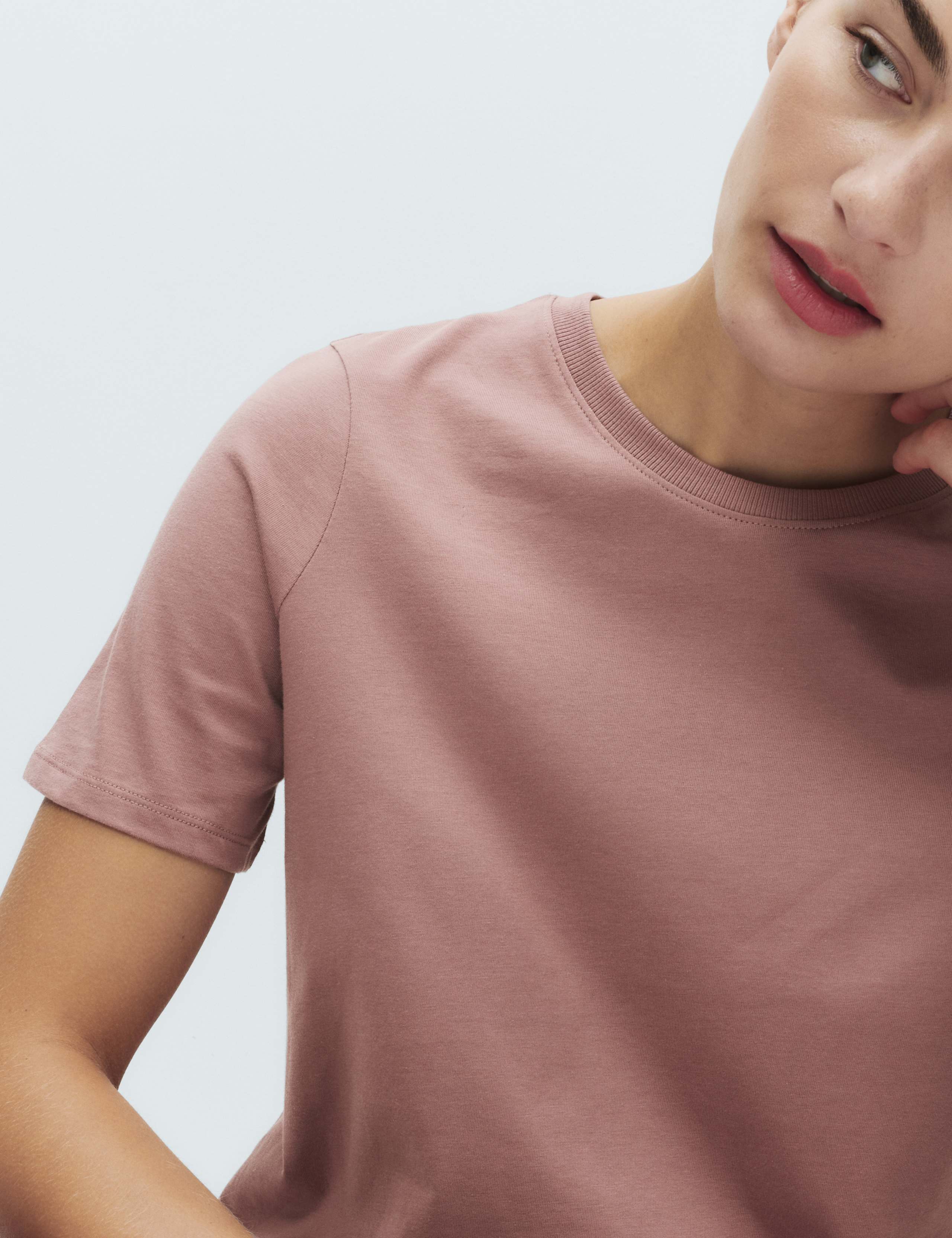 2pk Pure Cotton Slub Stretch Pyjama T-Shirts 4 of 4