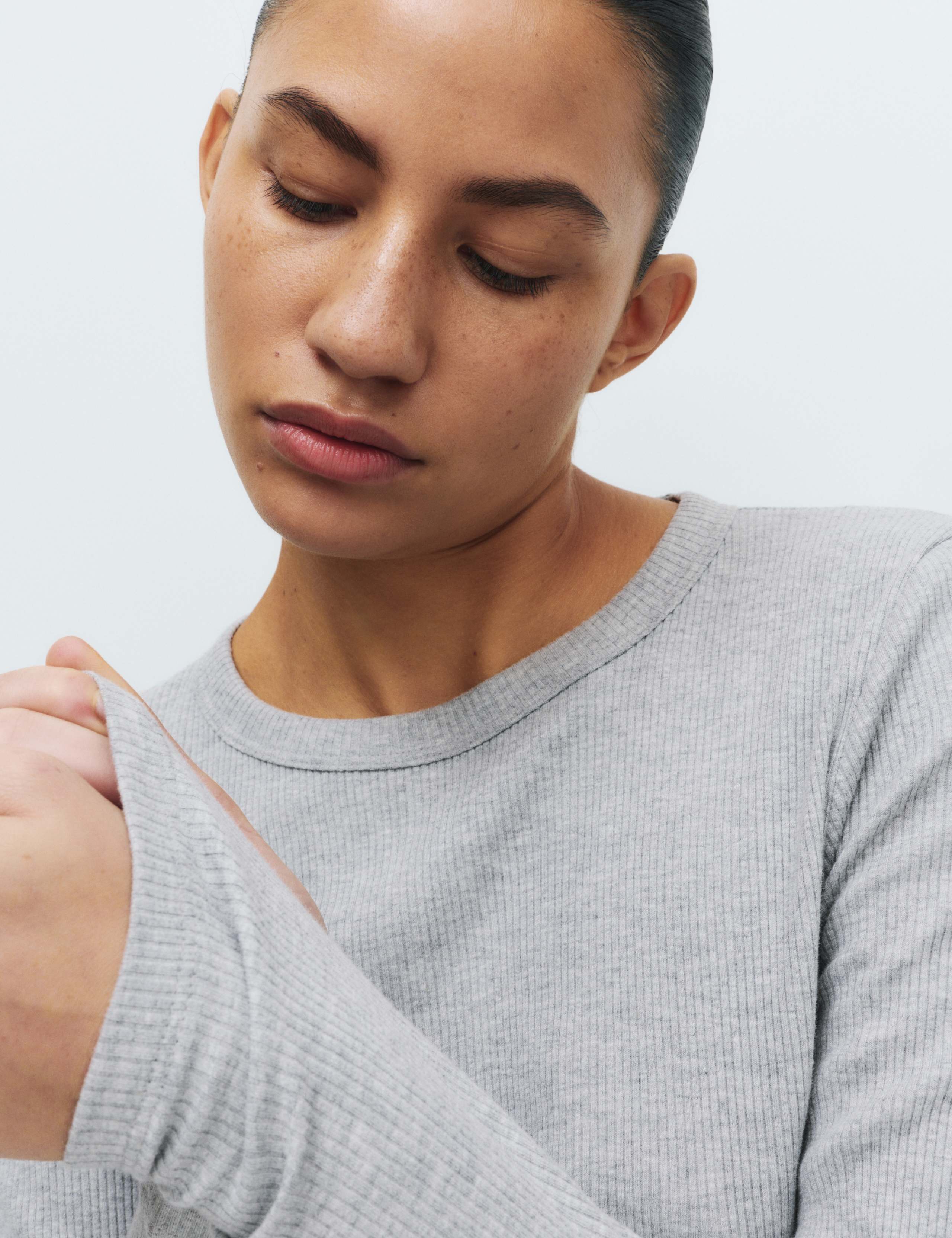 Cool Comfort™ Cotton Modal Rib Pyjama Top 3 of 4