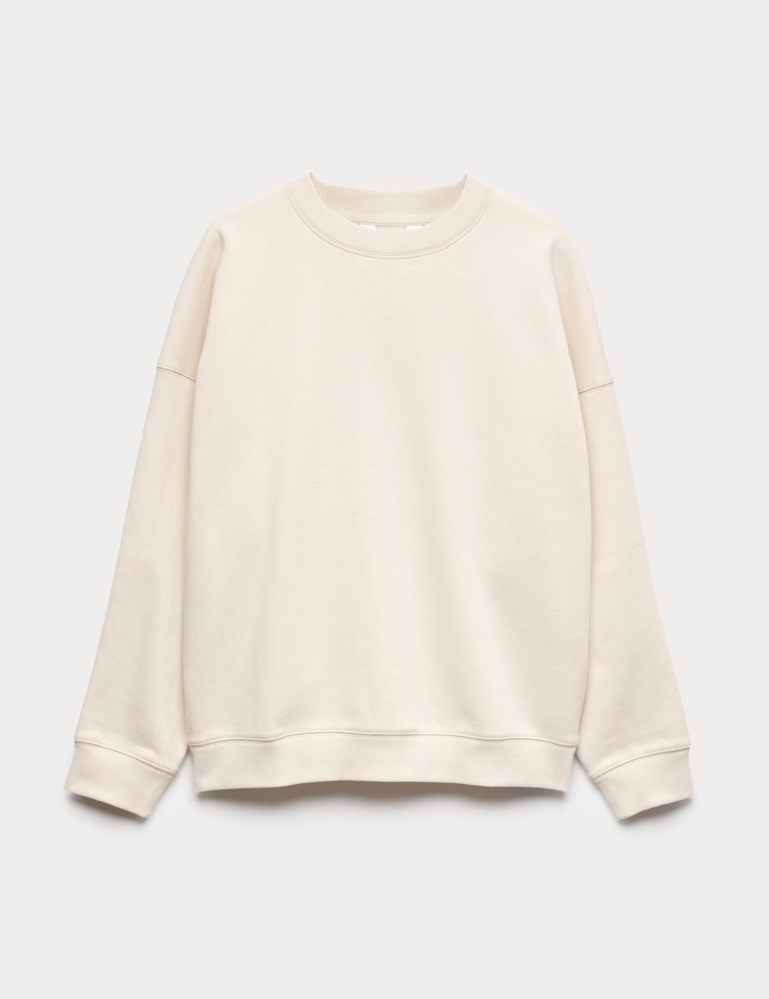 Cotton Rich Brushback Sweatshirt 2 of 5
