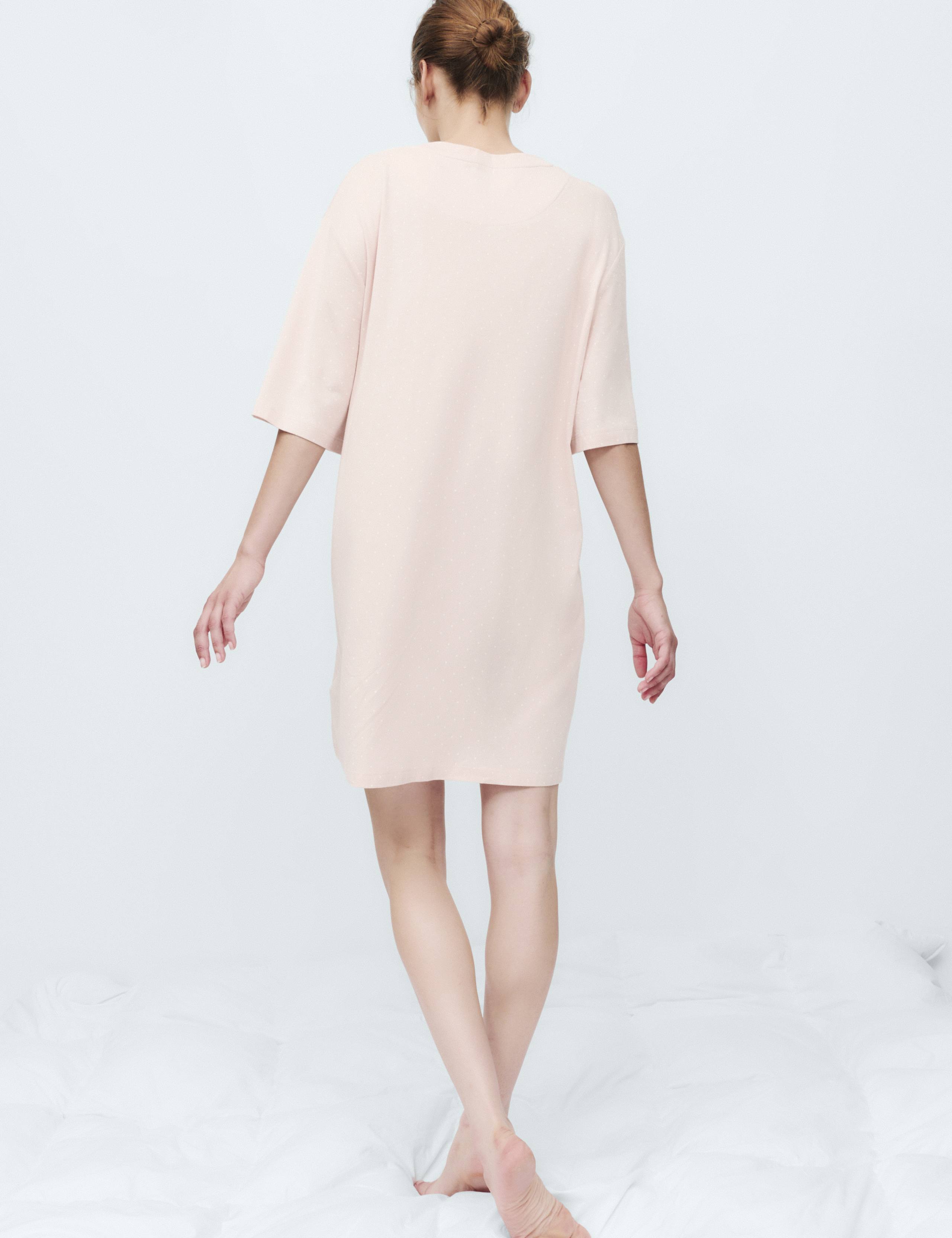 Cotton Modal Printed Relaxed Nightie 6 of 6