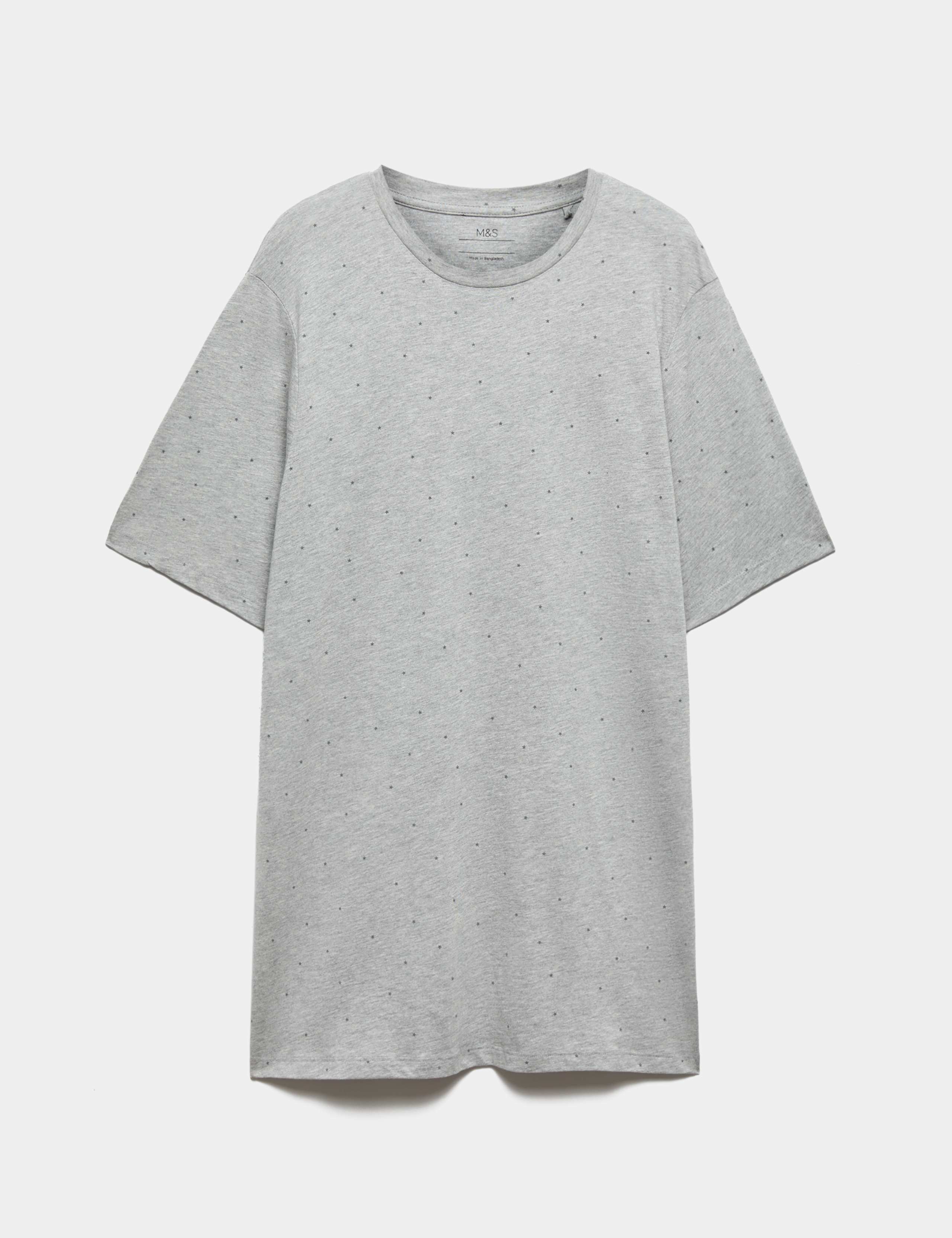 Cotton Modal Printed Relaxed Nightdress 2 of 4