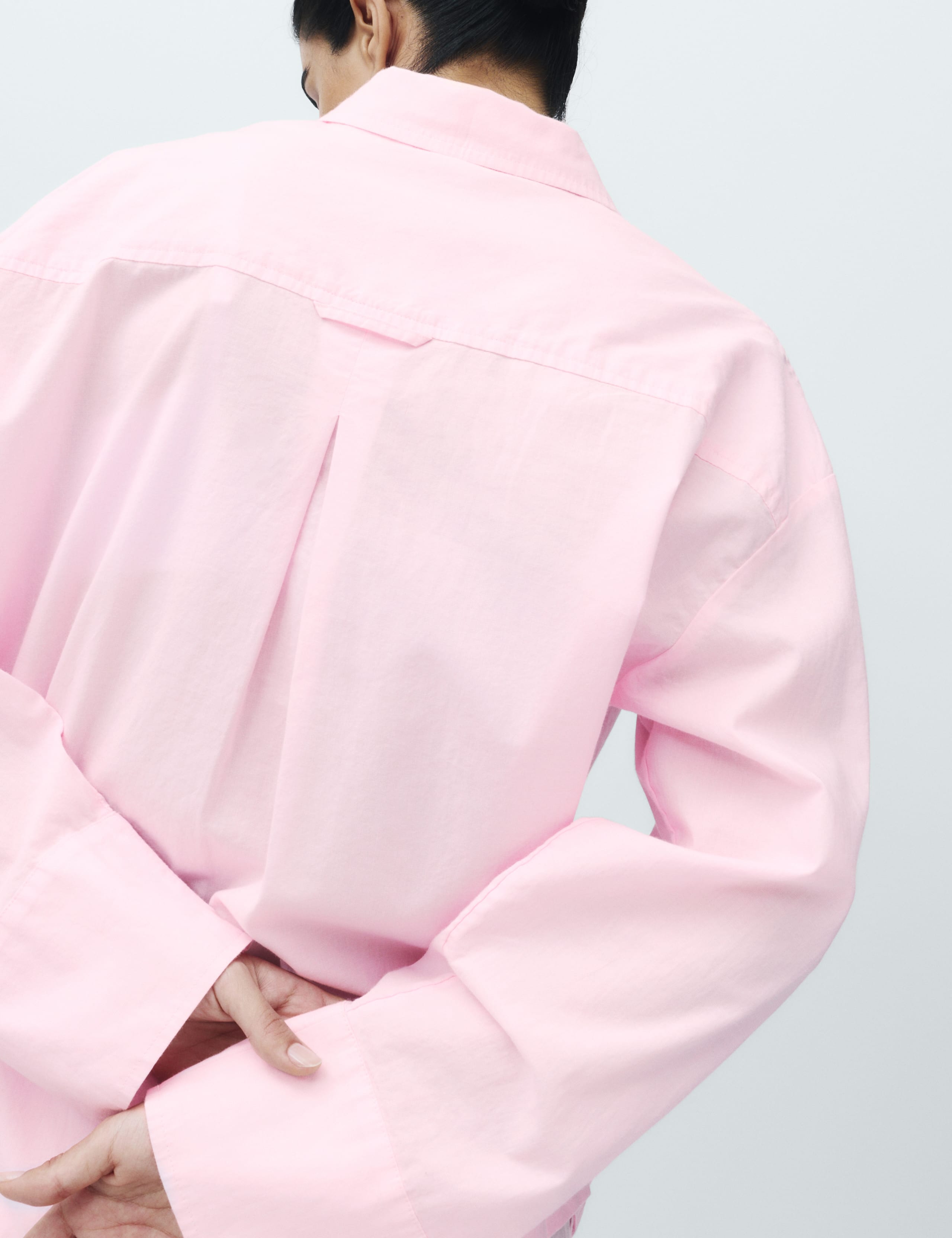 Pure Cotton Chambray Lounge Shirt 3 of 6