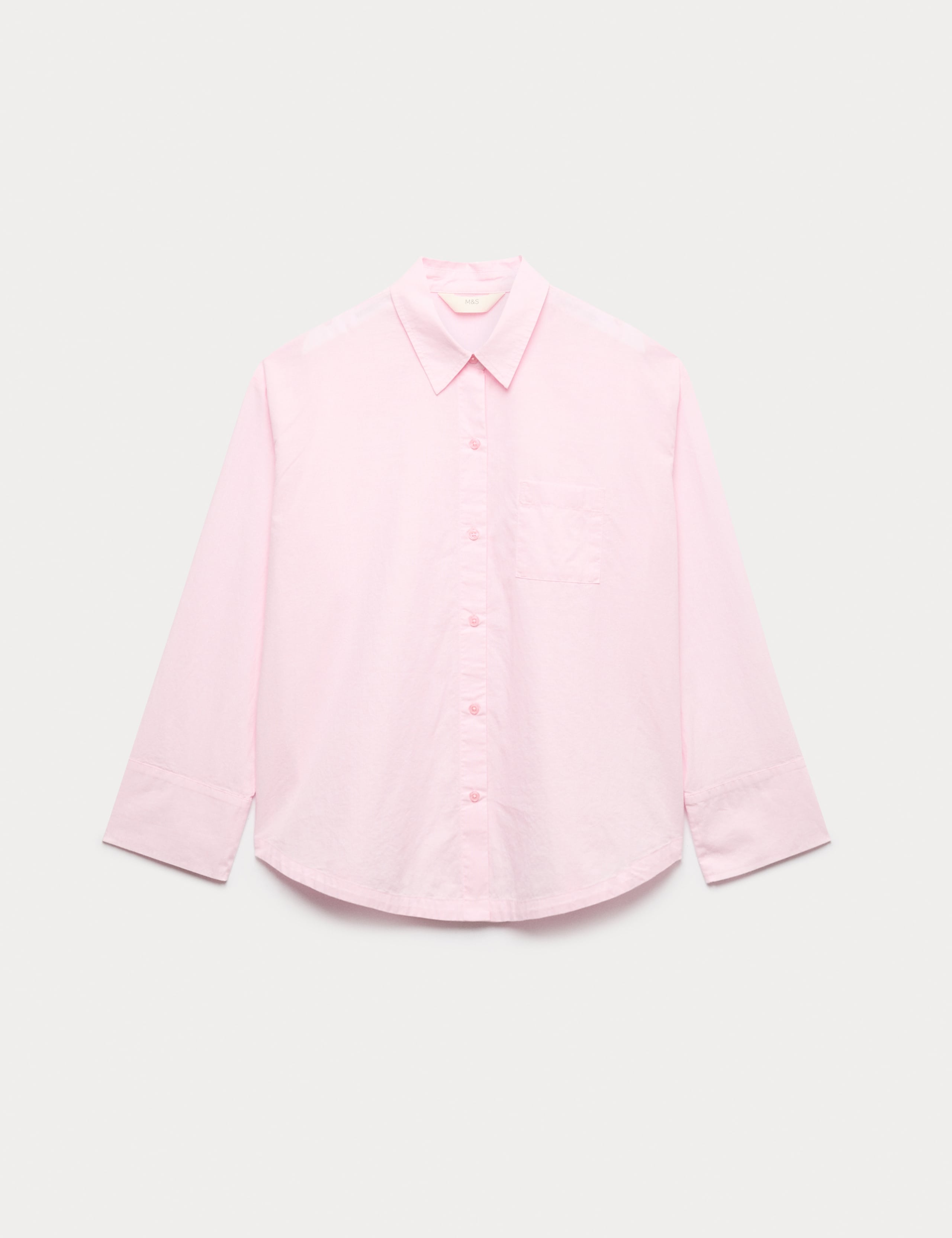 Pure Cotton Chambray Lounge Shirt 2 of 6