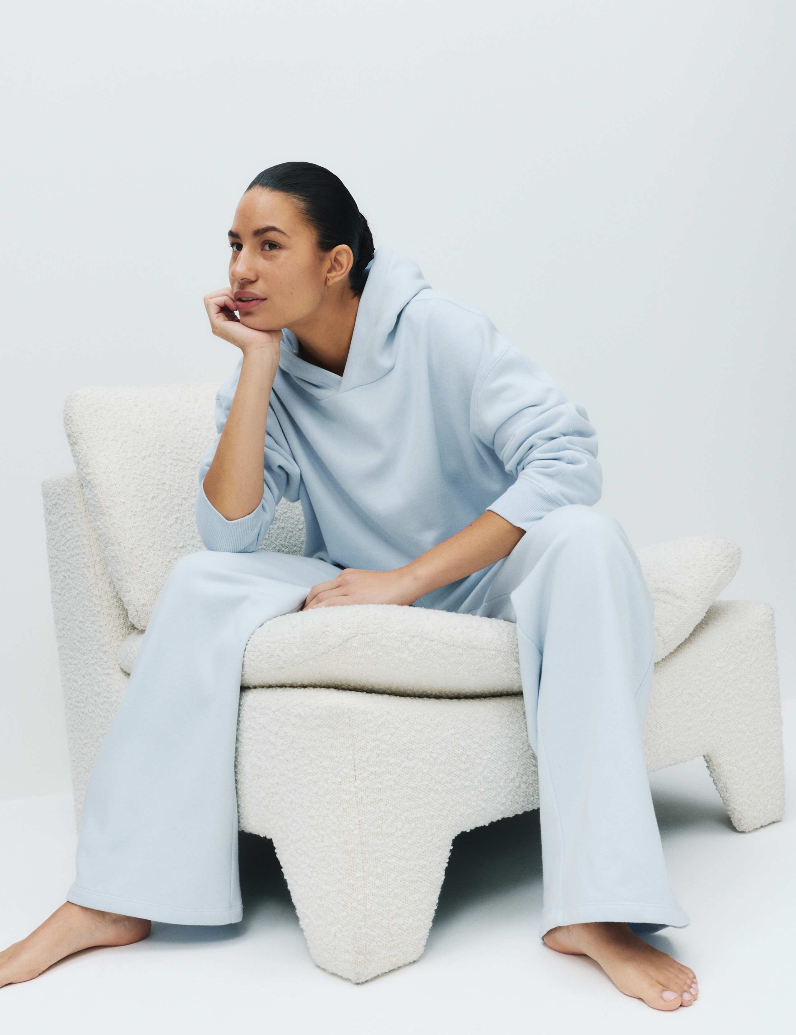 Cotton Rich Brushback Lounge Hoodie 5 of 5