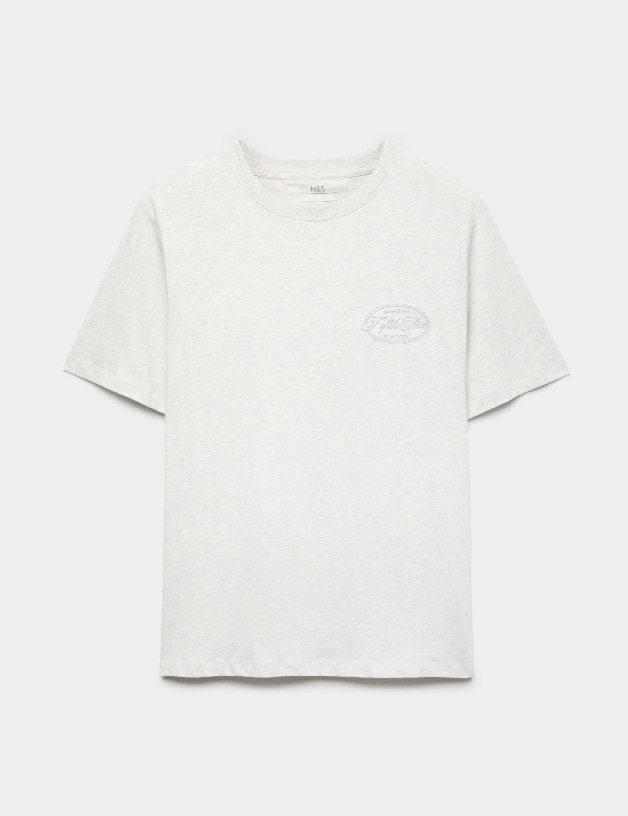 Pure Cotton Embroidered Slogan Pyjama Top 2 of 5