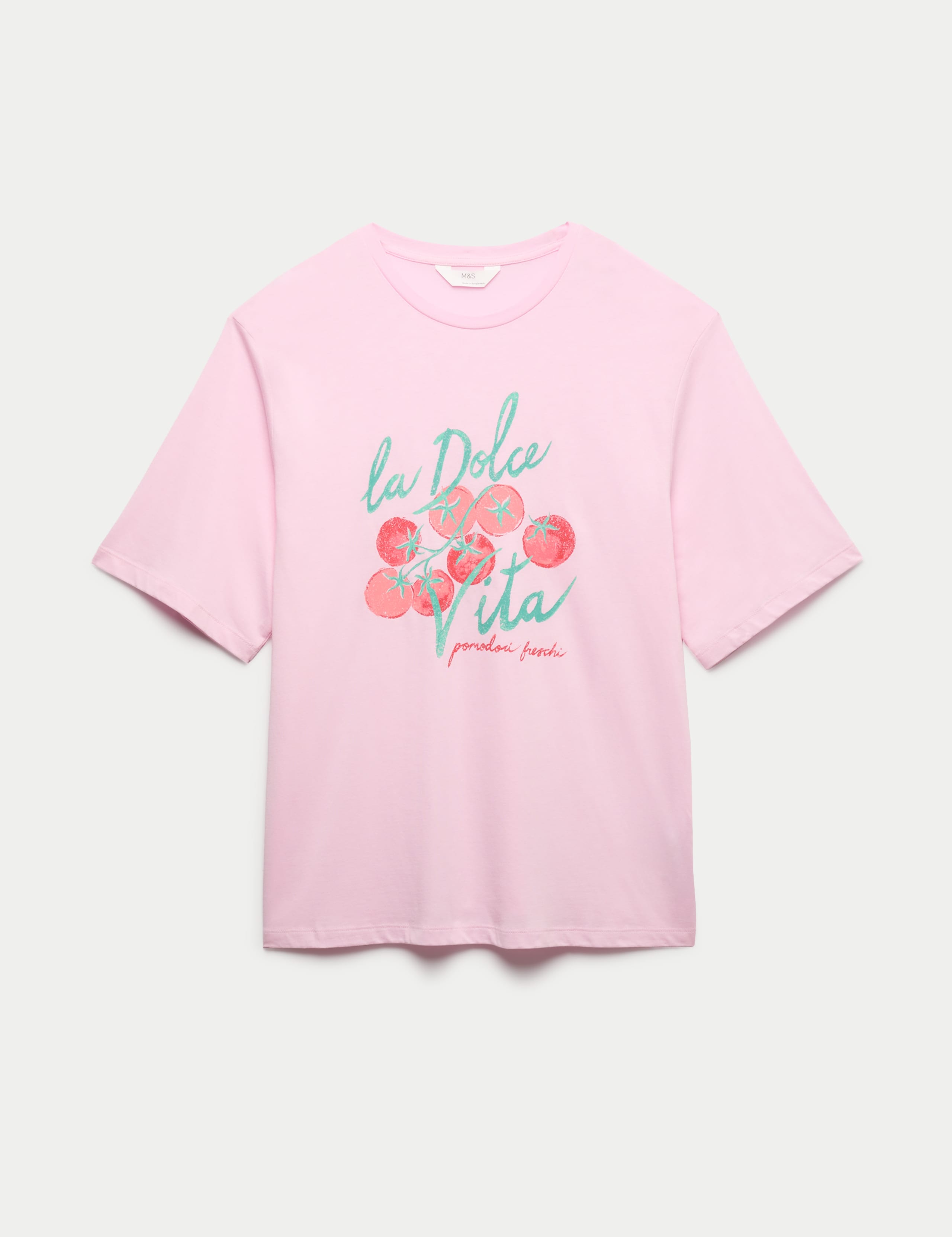 Cotton Modal Tomato Print Pyjama Top 2 of 4