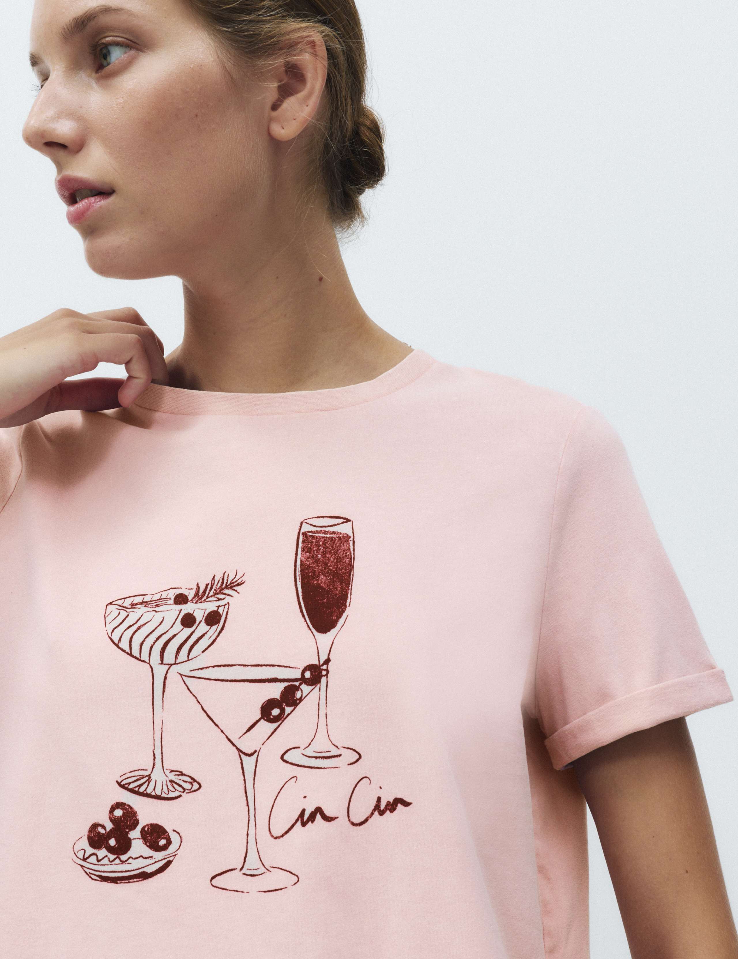 Pure Cotton Printed Long Pyjama Top 3 of 4