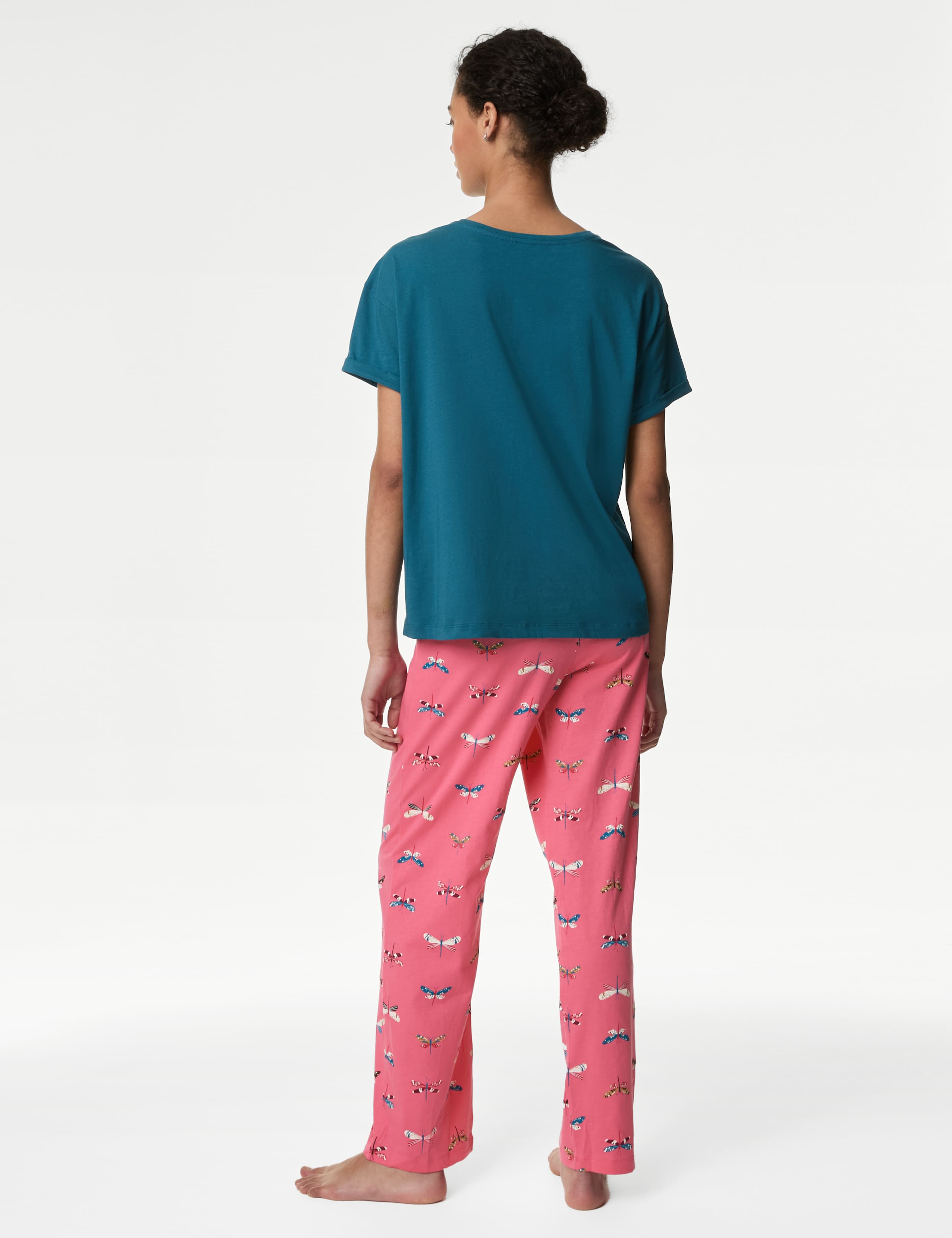 Pure Cotton Printed Pyjama Set 4 of 6
