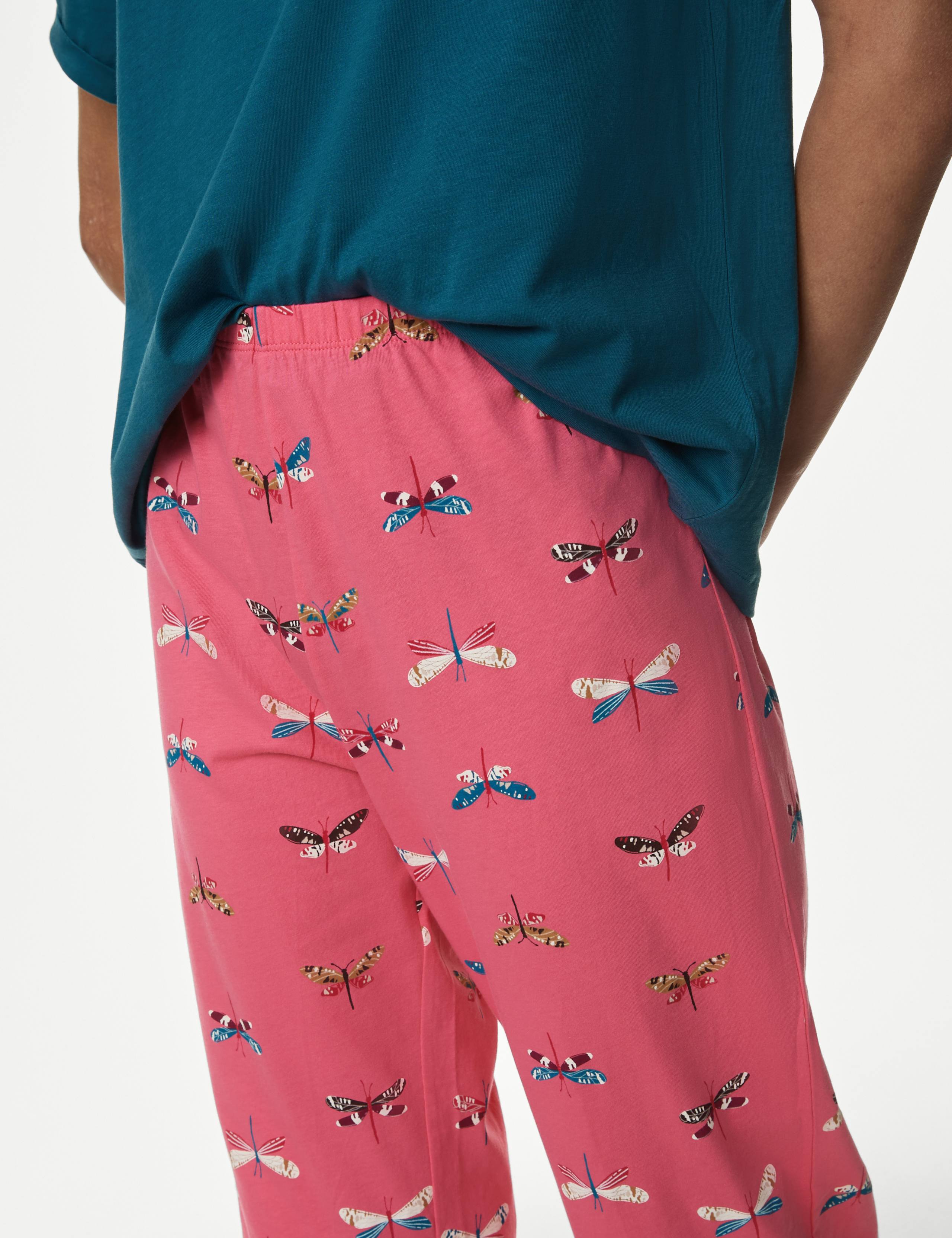 Pure Cotton Printed Pyjama Set 5 of 6