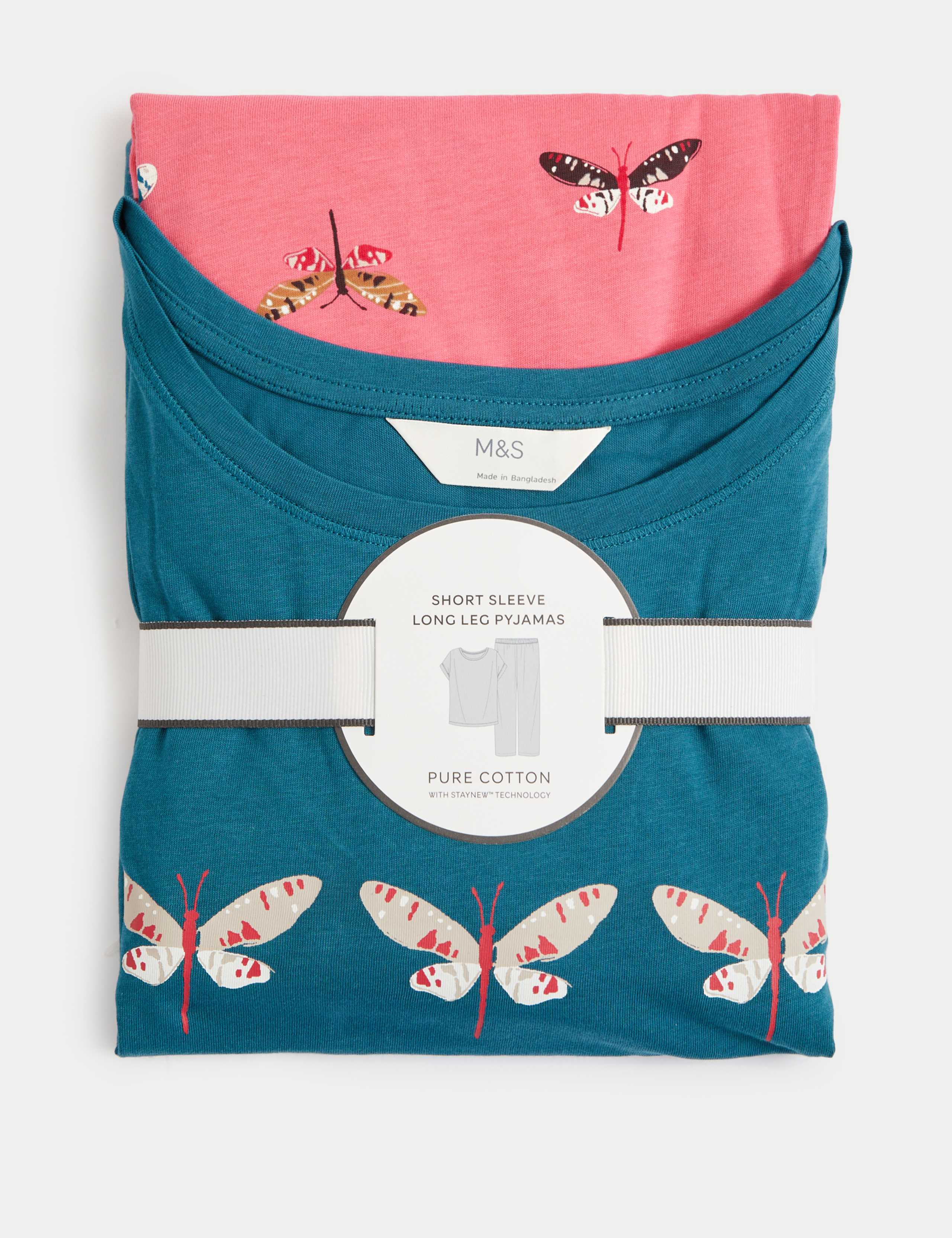 Pure Cotton Printed Pyjama Set 6 of 6