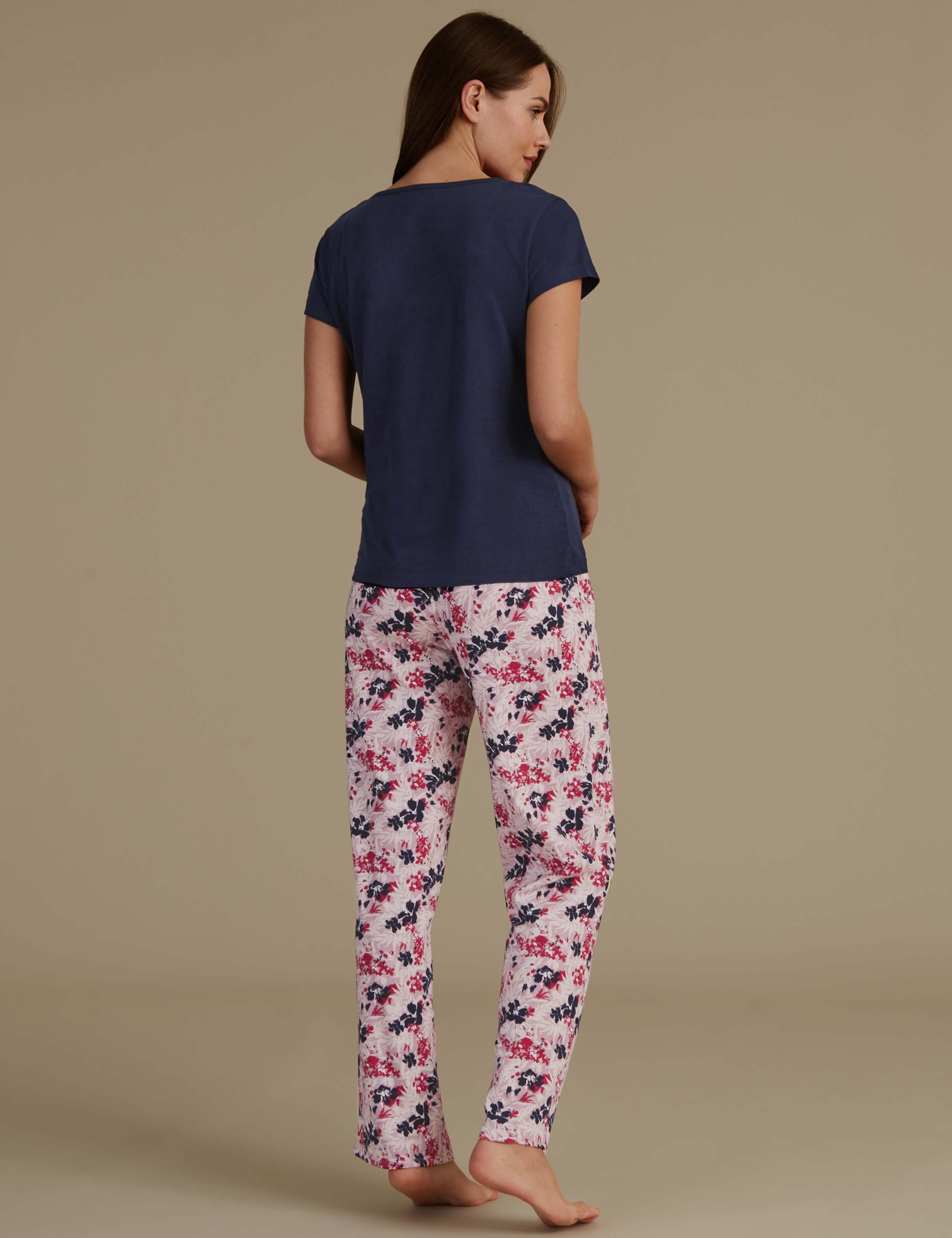 Pure Cotton Printed Short Sleeve Pyjamas 2 of 6