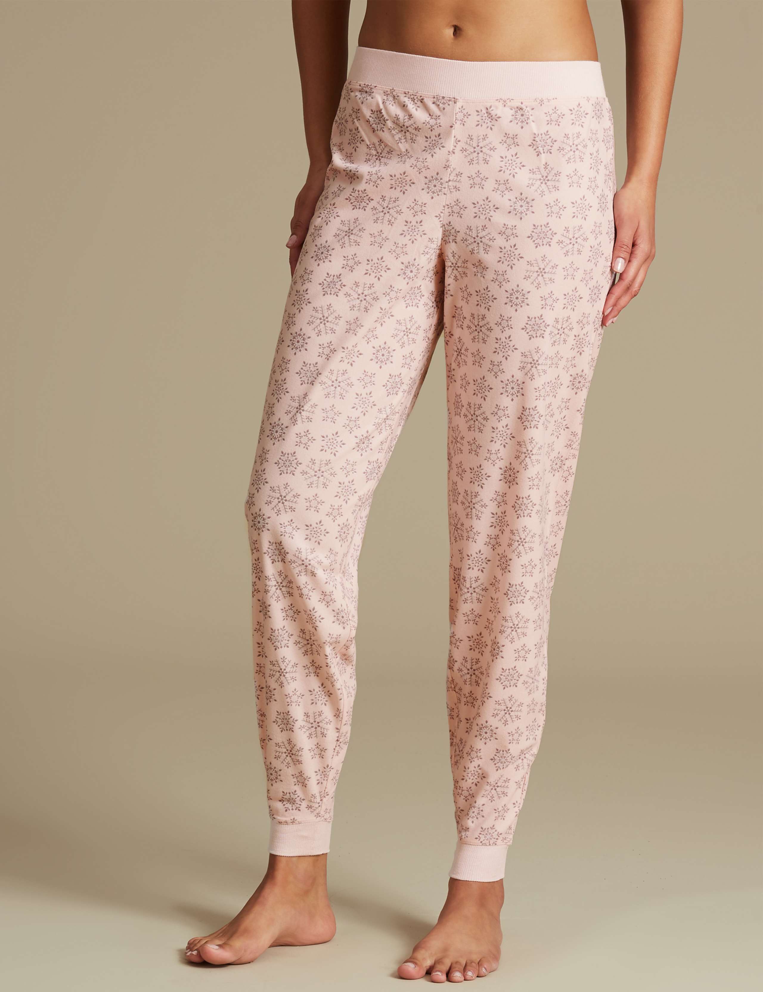 All Over Snowflake Print Long Sleeve Pyjamas 4 of 7