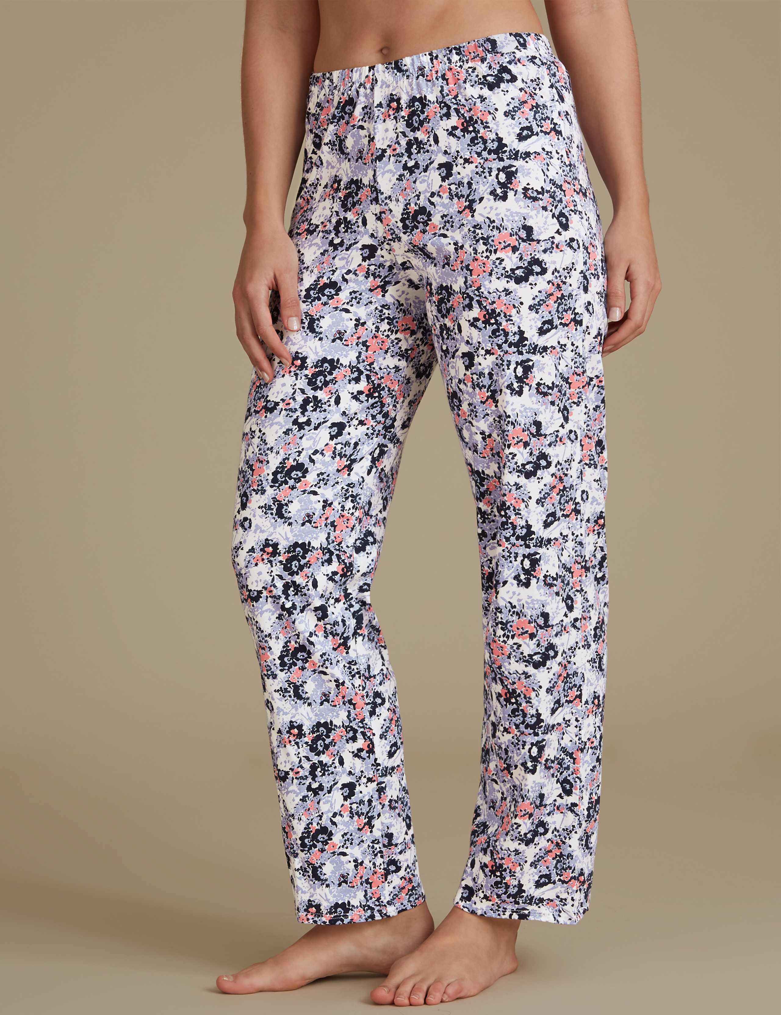 Pure Cotton Printed Short Sleeve Pyjama Set 4 of 7