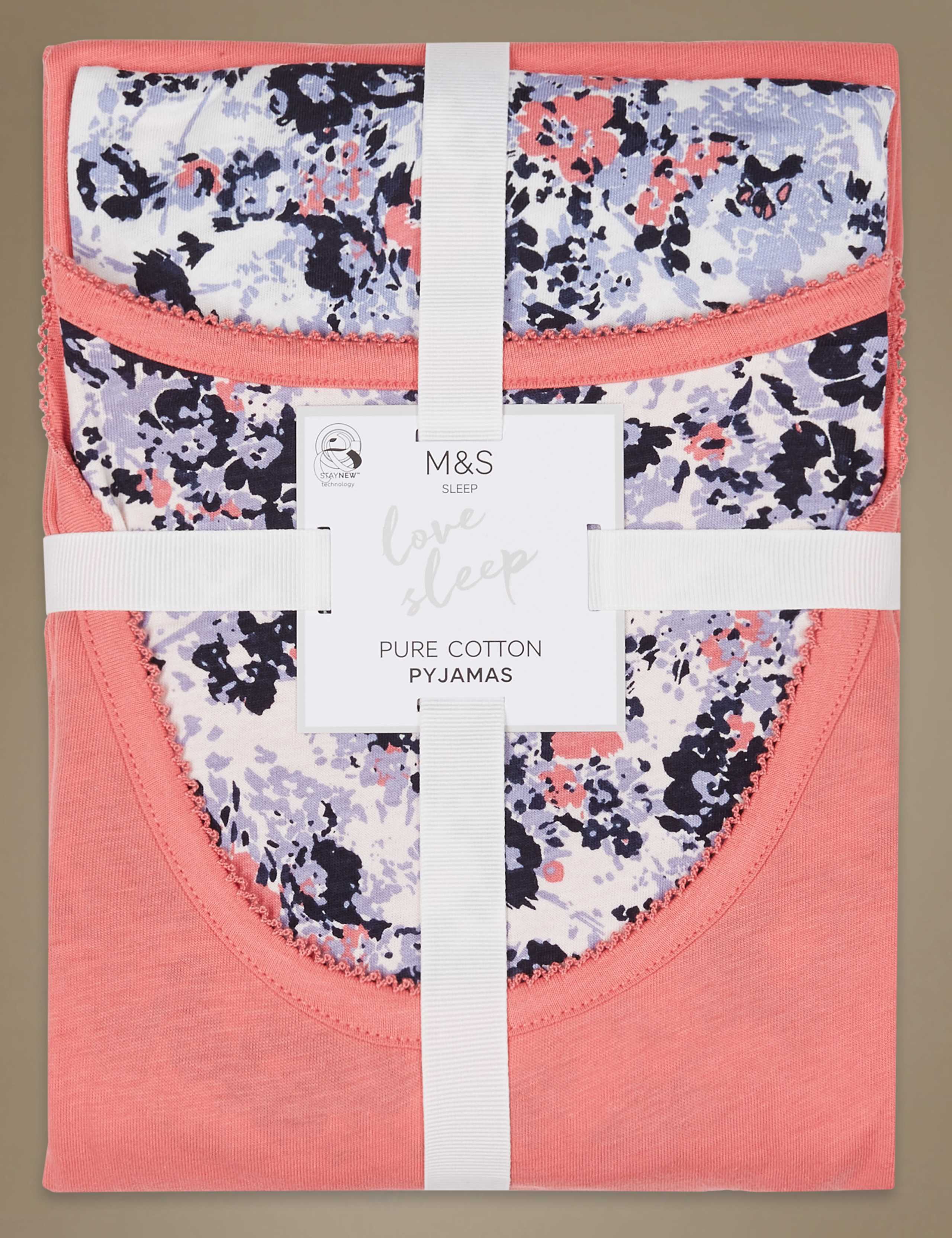 Pure Cotton Printed Short Sleeve Pyjama Set 5 of 7