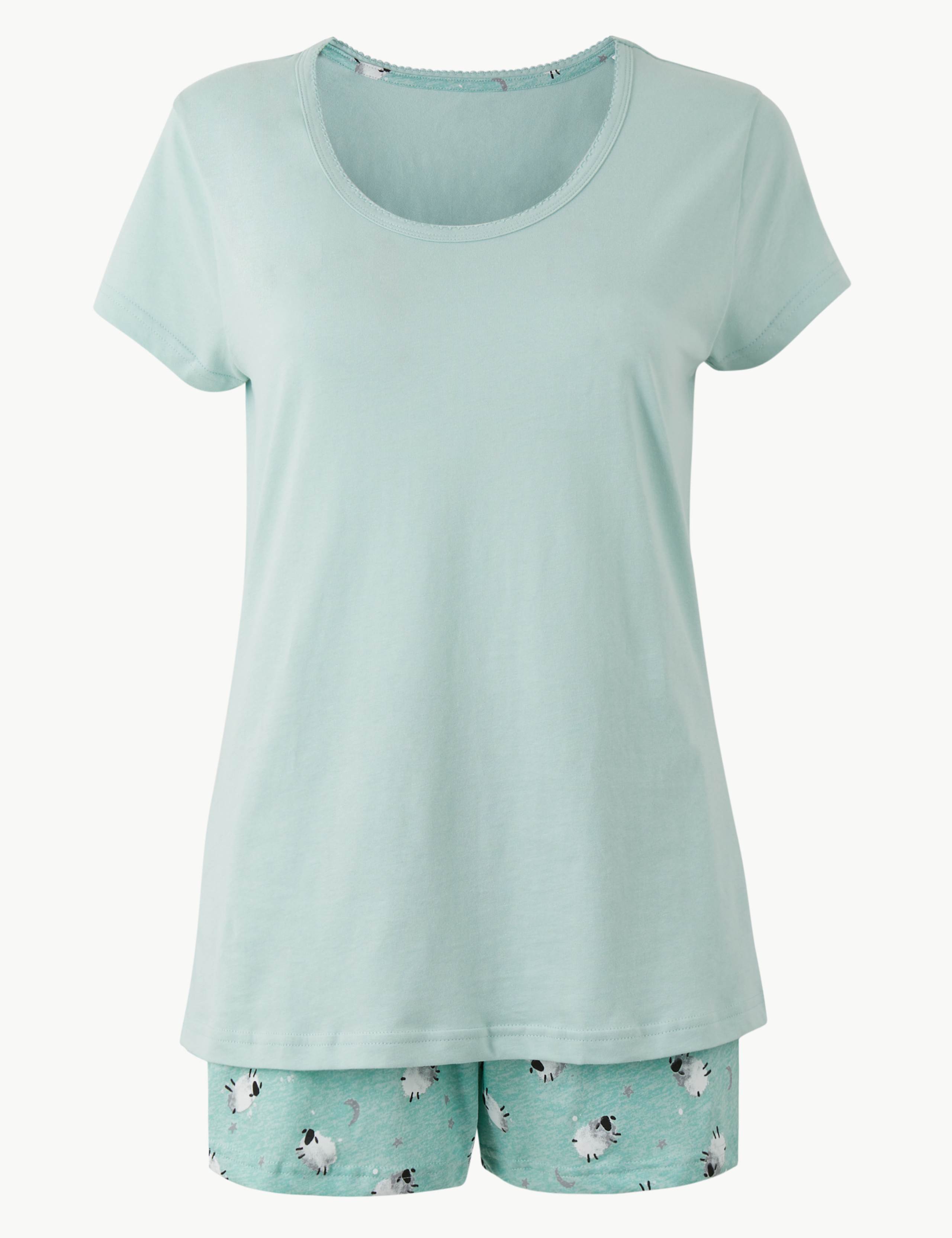 Pure Cotton Sheep Pyjama Set 2 of 5