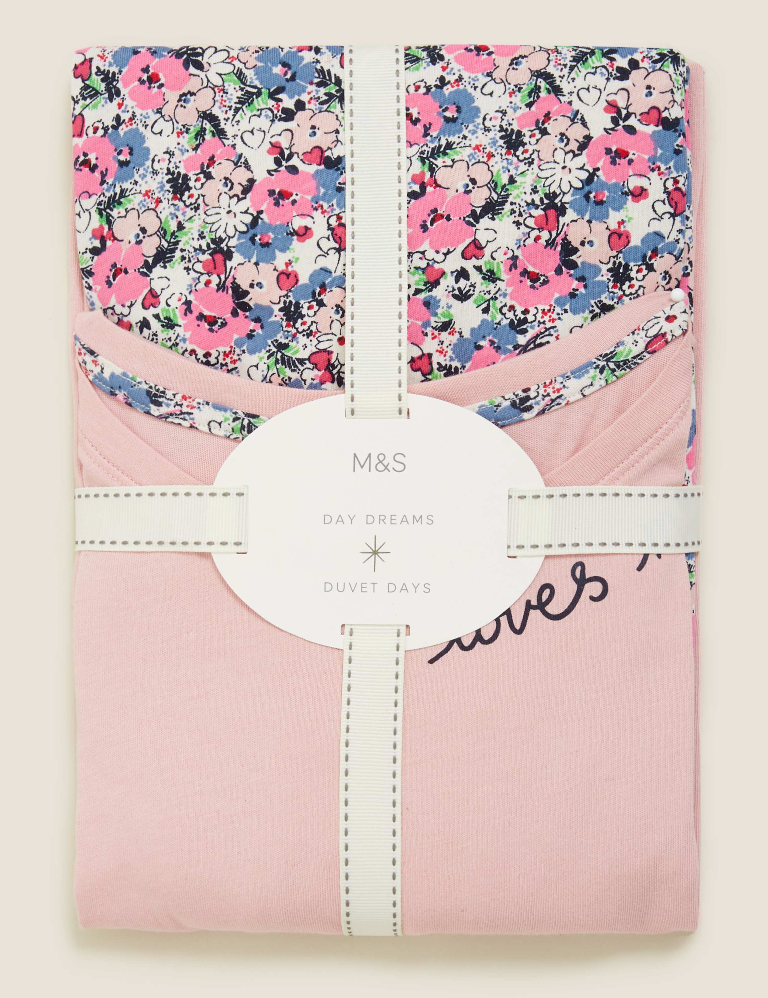 Pure Cotton Loves Me Pyjama Set 5 of 5